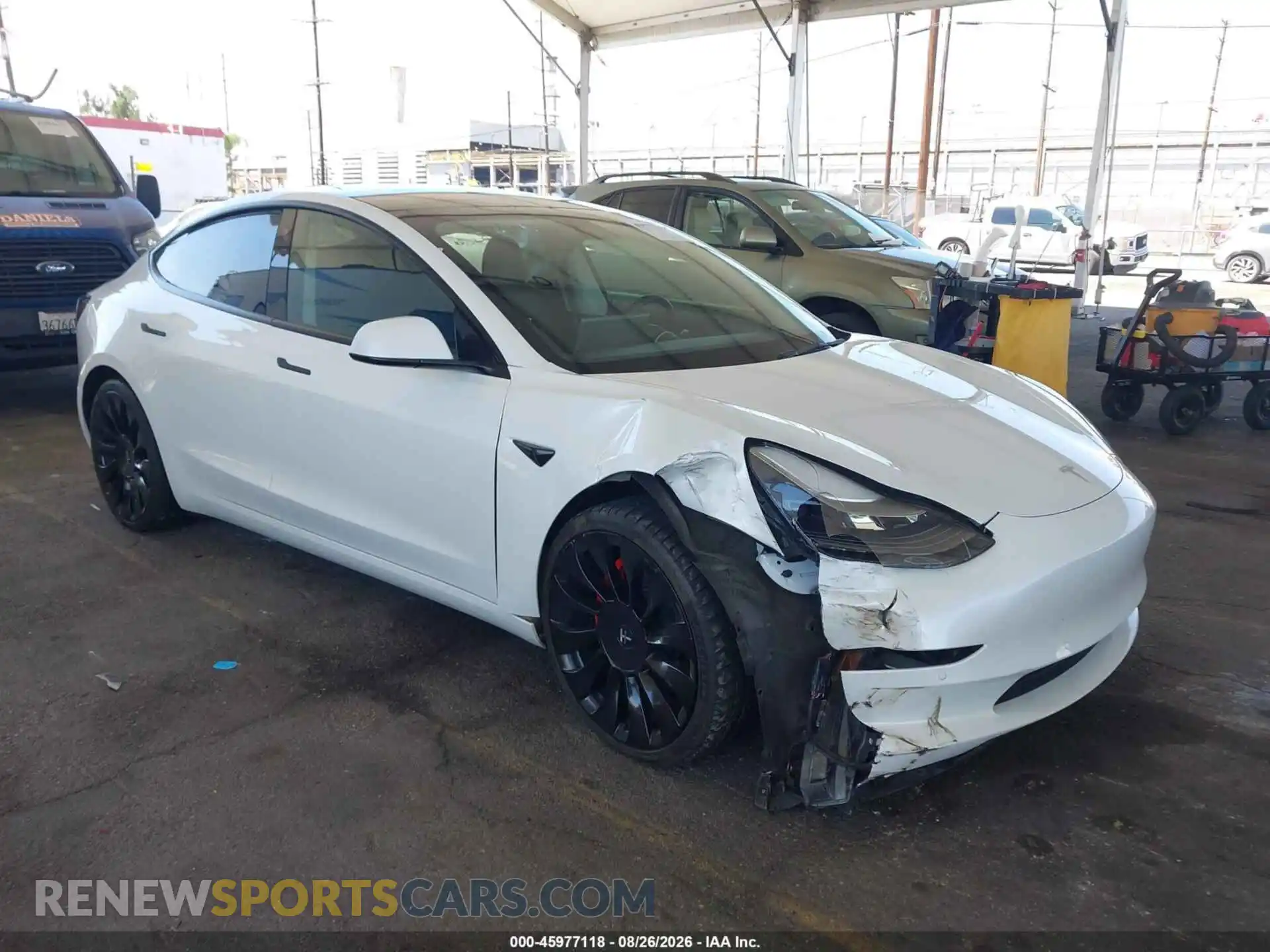1 Фотография поврежденного автомобиля 5YJ3E1EB0NF126527 TESLA MODEL 3 2022