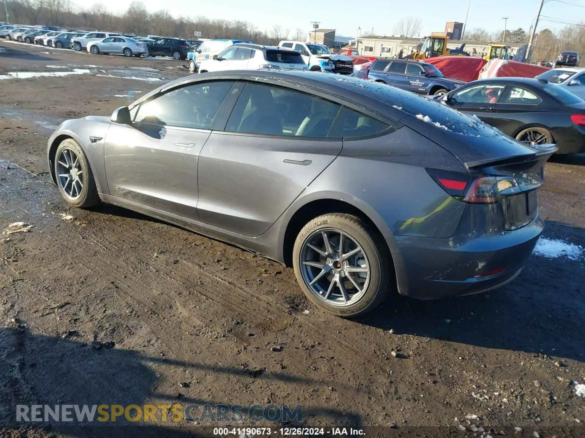 3 Photograph of a damaged car 5YJ3E1EB0NF154246 TESLA MODEL 3 2022