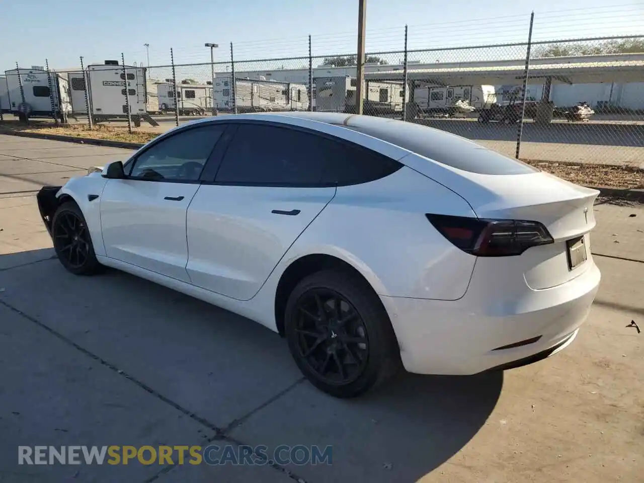 2 Photograph of a damaged car 5YJ3E1EB0NF181494 TESLA MODEL 3 2022