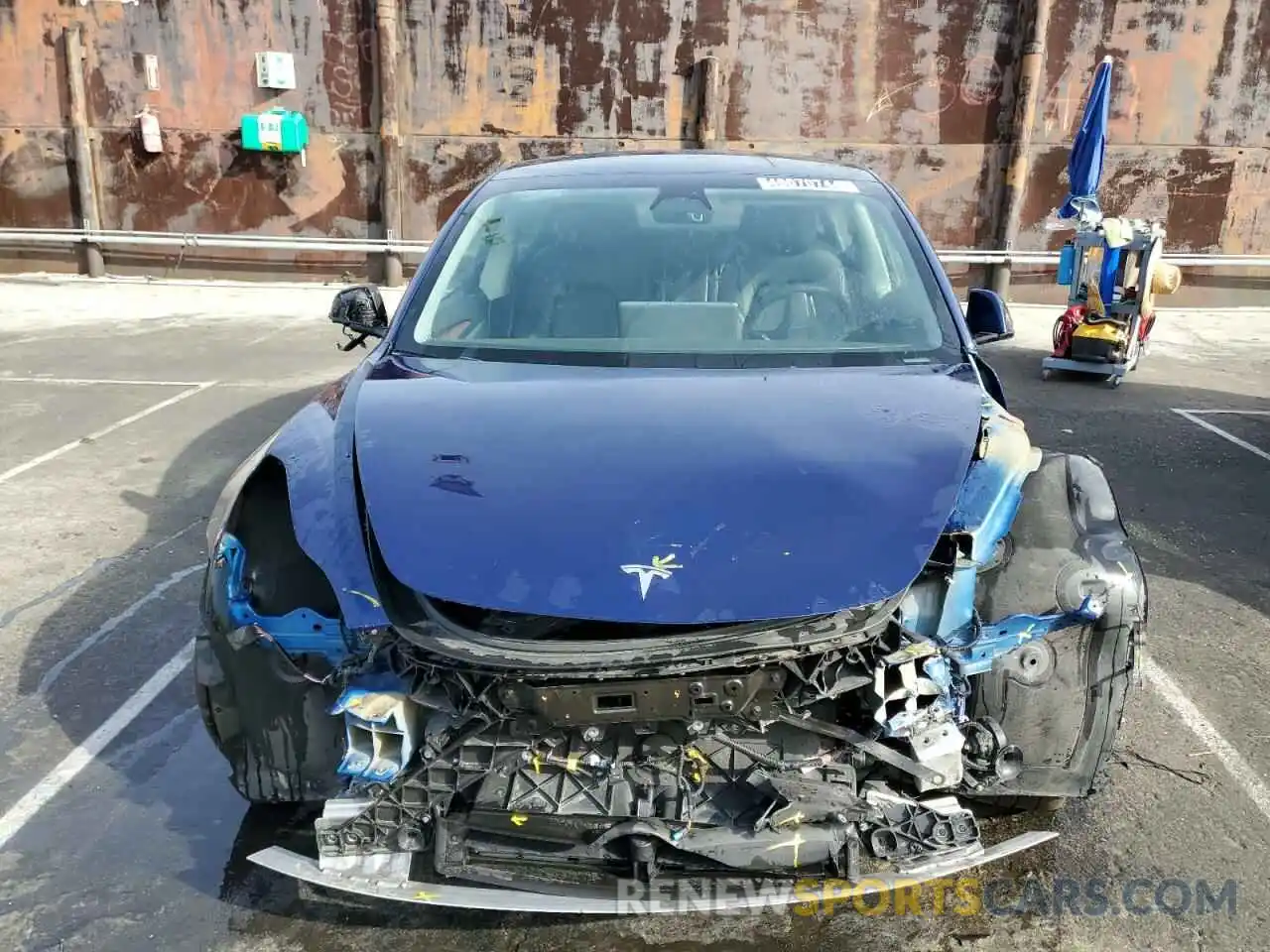 5 Photograph of a damaged car 5YJ3E1EB0NF188493 TESLA MODEL 3 2022