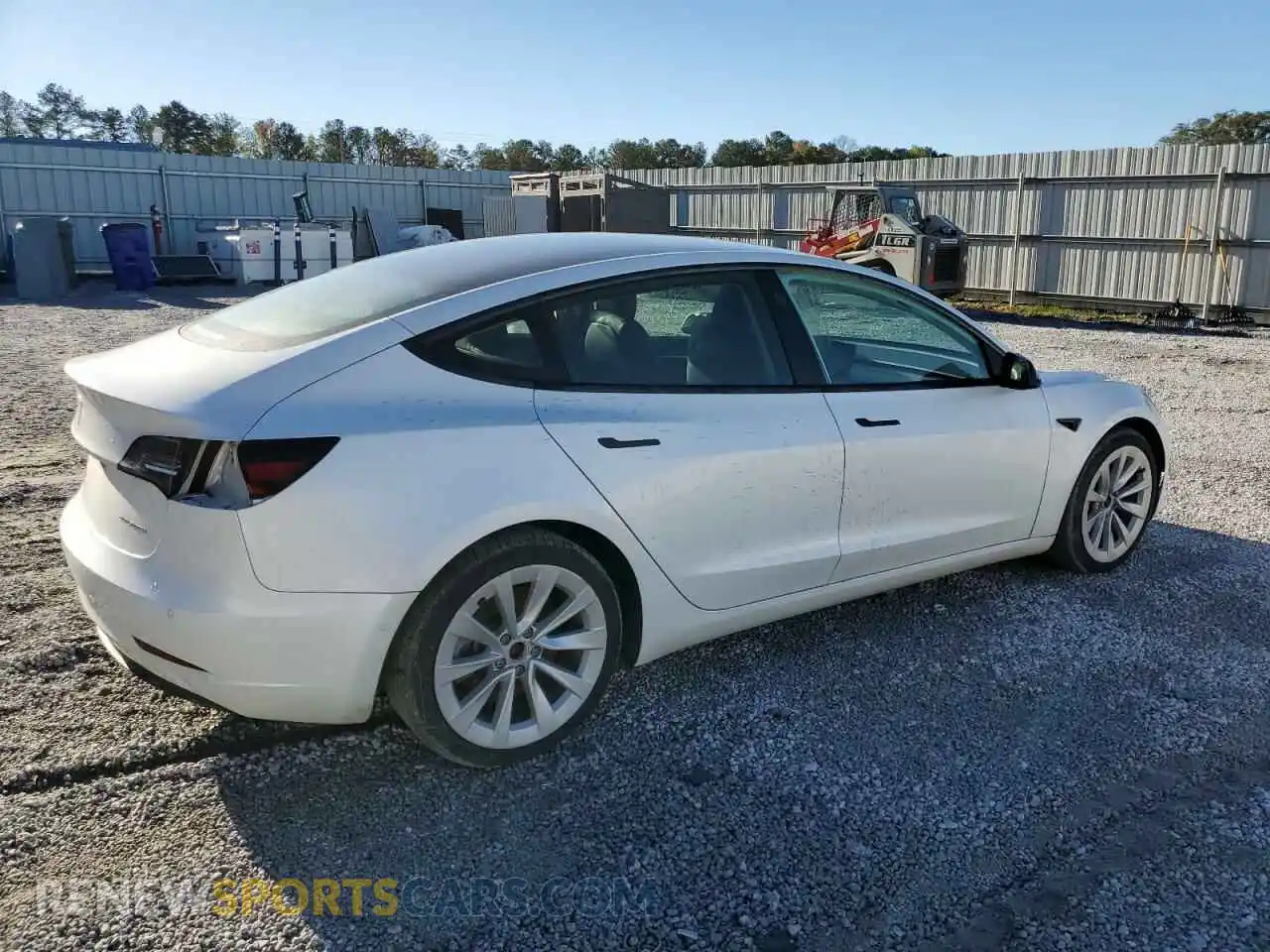 3 Photograph of a damaged car 5YJ3E1EB0NF192527 TESLA MODEL 3 2022