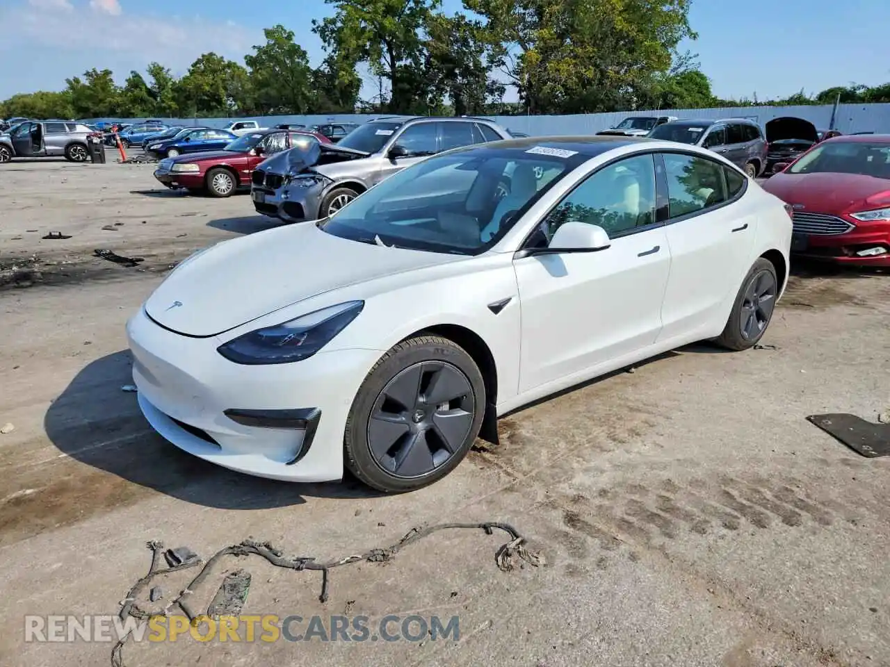 1 Фотография поврежденного автомобиля 5YJ3E1EB0NF234226 TESLA MODEL 3 2022