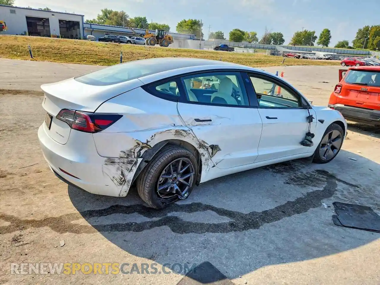 3 Фотография поврежденного автомобиля 5YJ3E1EB0NF234226 TESLA MODEL 3 2022