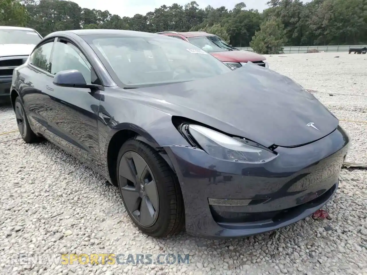 1 Фотография поврежденного автомобиля 5YJ3E1EB0NF236672 TESLA MODEL 3 2022