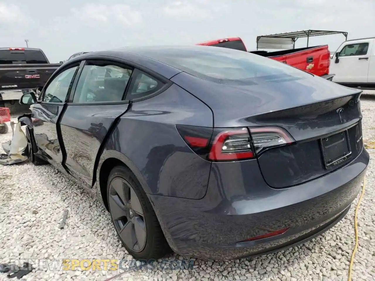 3 Фотография поврежденного автомобиля 5YJ3E1EB0NF236672 TESLA MODEL 3 2022