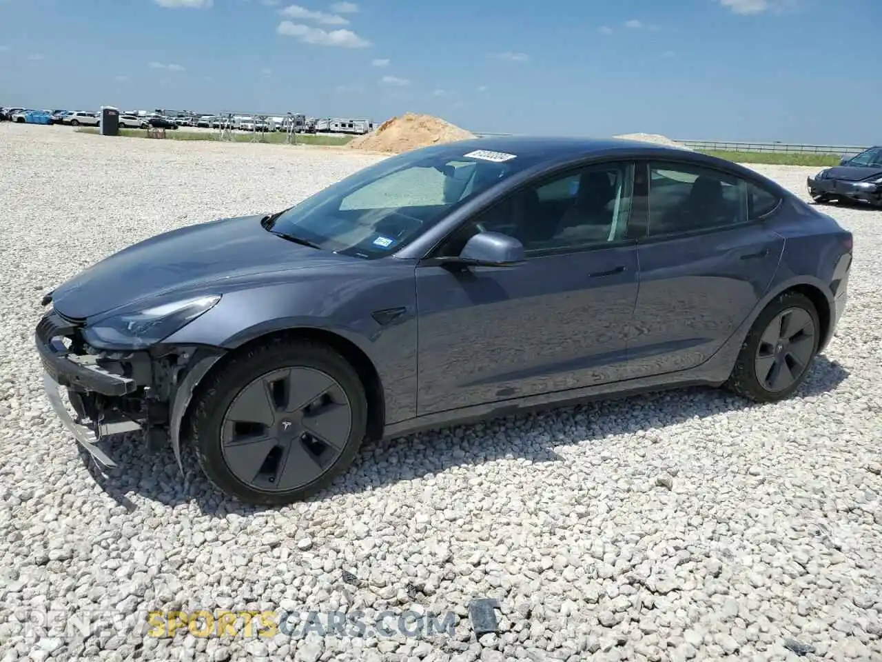 1 Photograph of a damaged car 5YJ3E1EB0NF250927 TESLA MODEL 3 2022