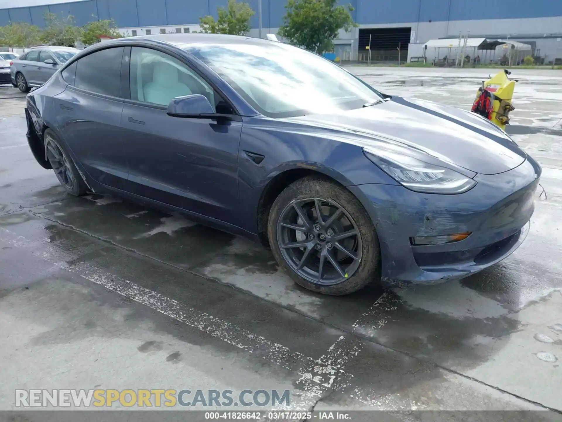 1 Photograph of a damaged car 5YJ3E1EB0NF259904 TESLA MODEL 3 2022