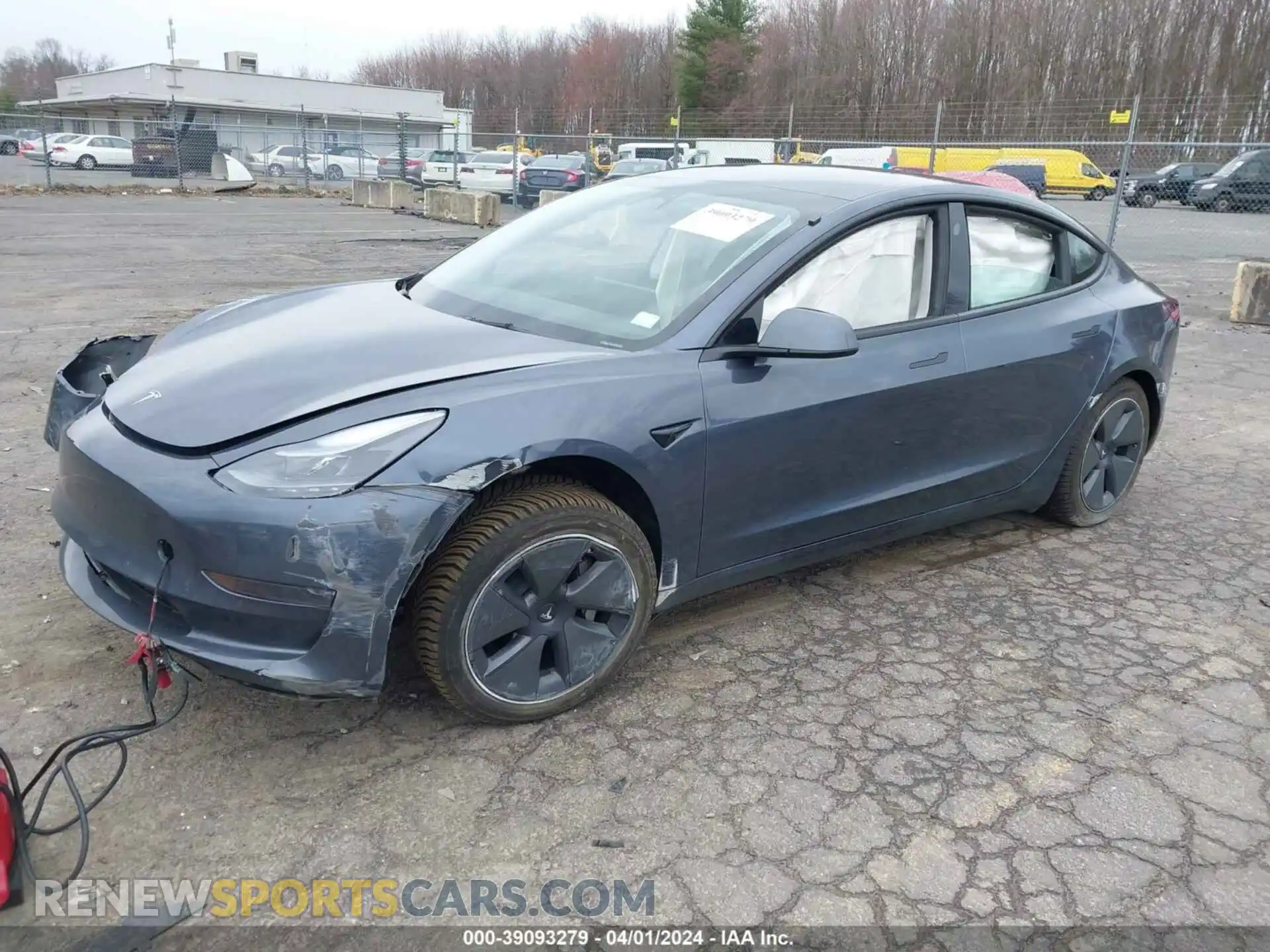 2 Photograph of a damaged car 5YJ3E1EB0NF264651 TESLA MODEL 3 2022