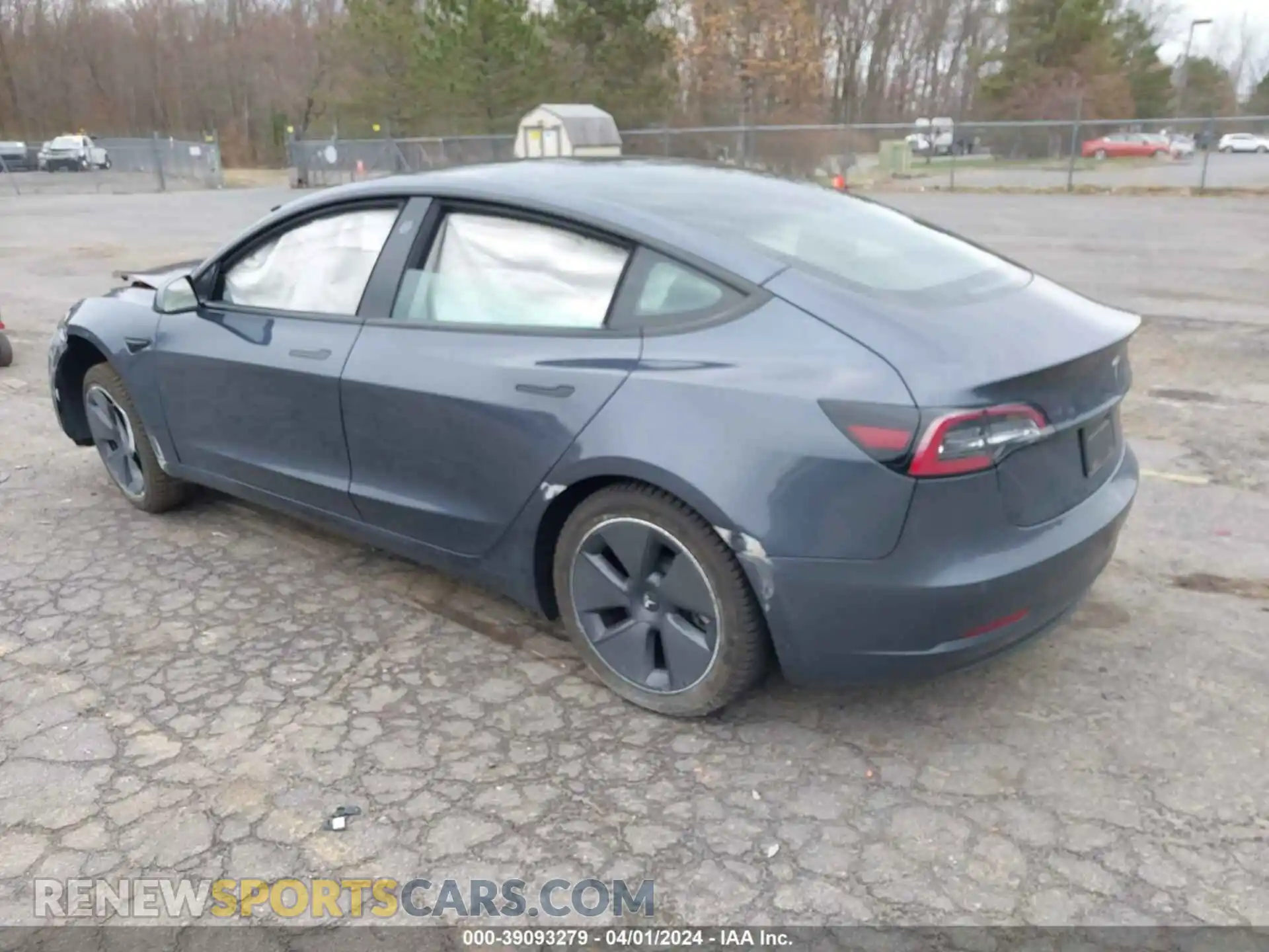 3 Photograph of a damaged car 5YJ3E1EB0NF264651 TESLA MODEL 3 2022