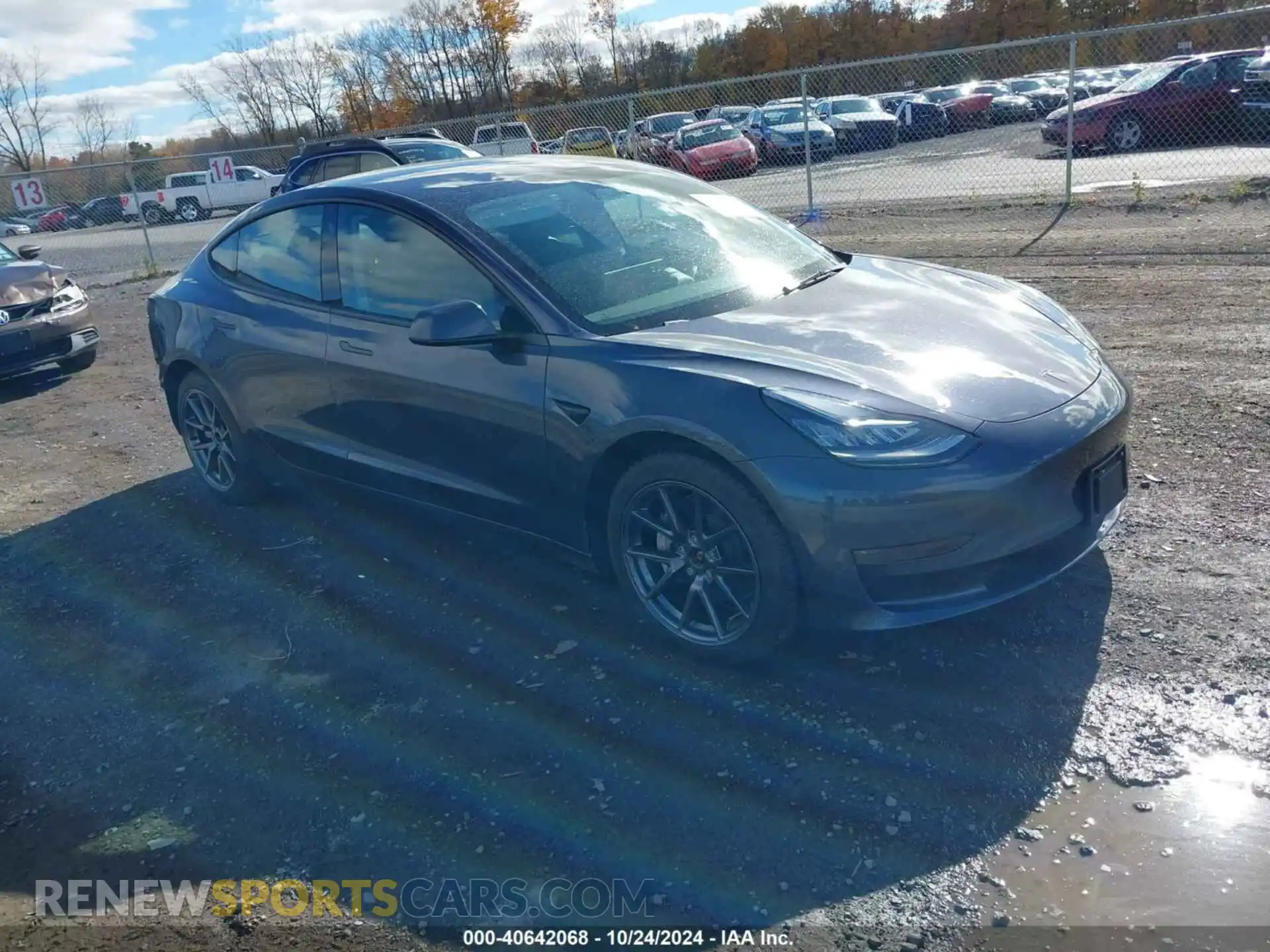 1 Photograph of a damaged car 5YJ3E1EB0NF278789 TESLA MODEL 3 2022
