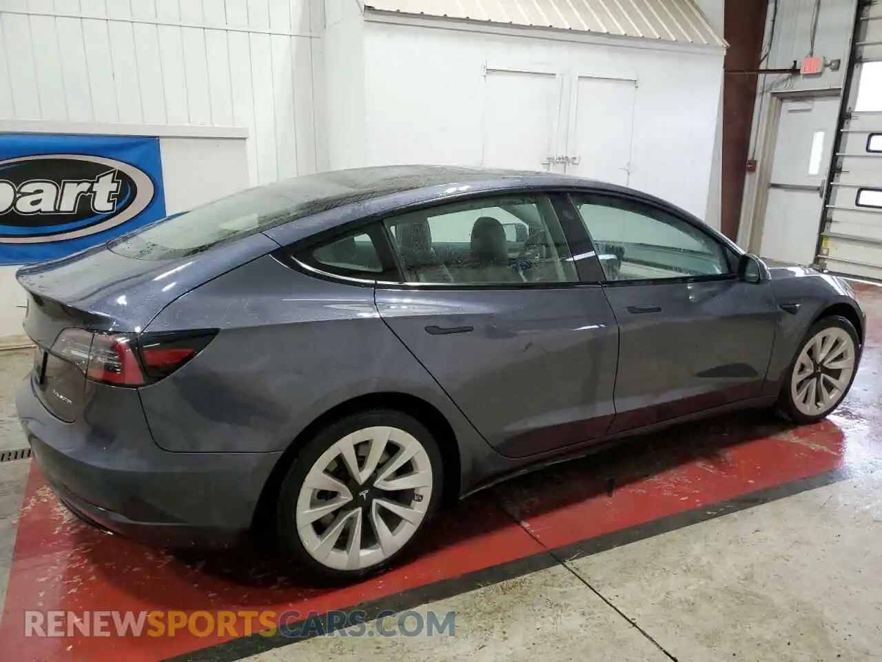3 fotografías del automóvil dañado 5YJ3E1EB0NF290151 TESLA MODEL 3 2022