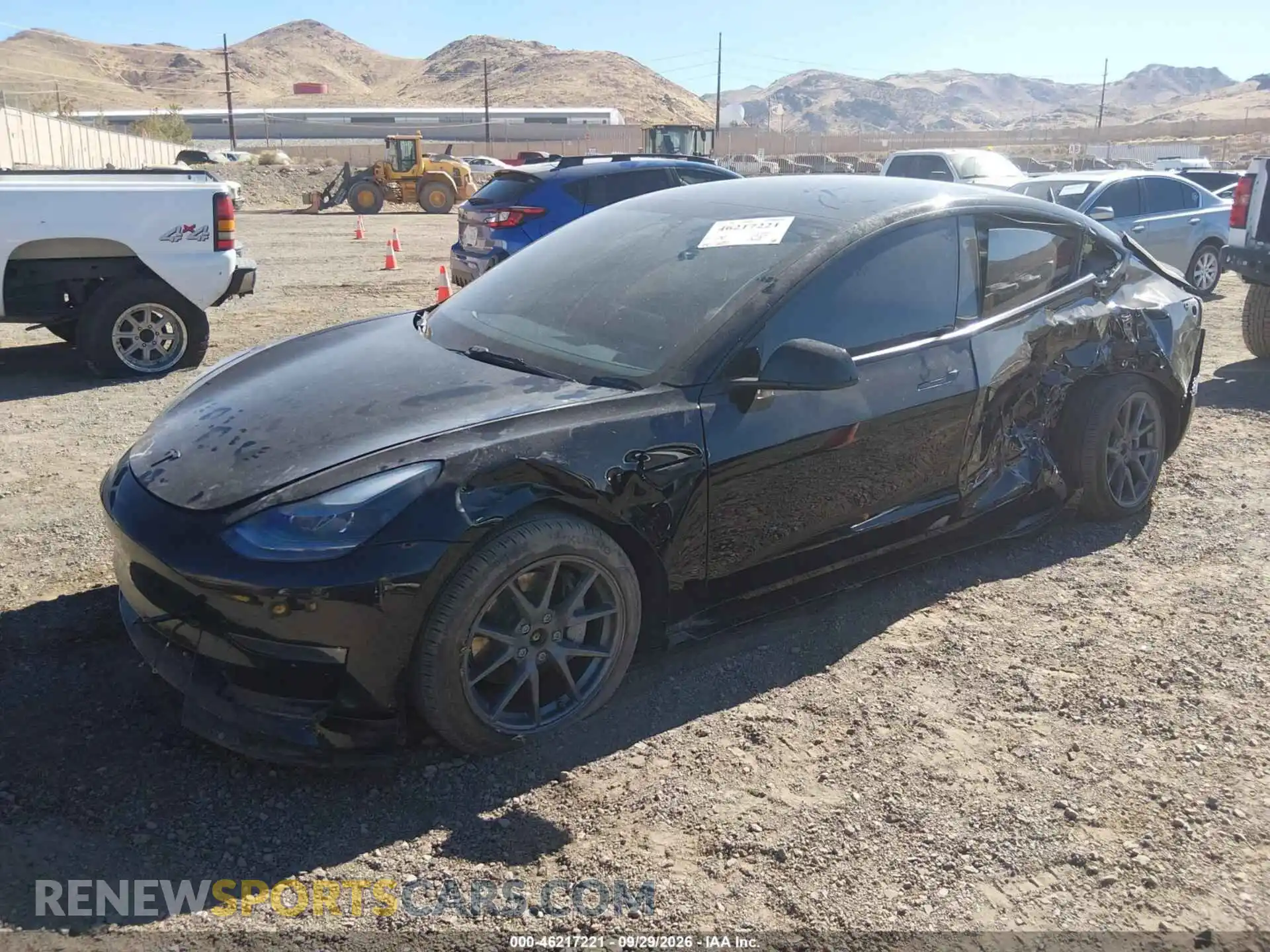 2 Фотография поврежденного автомобиля 5YJ3E1EB0NF307238 TESLA MODEL 3 2022