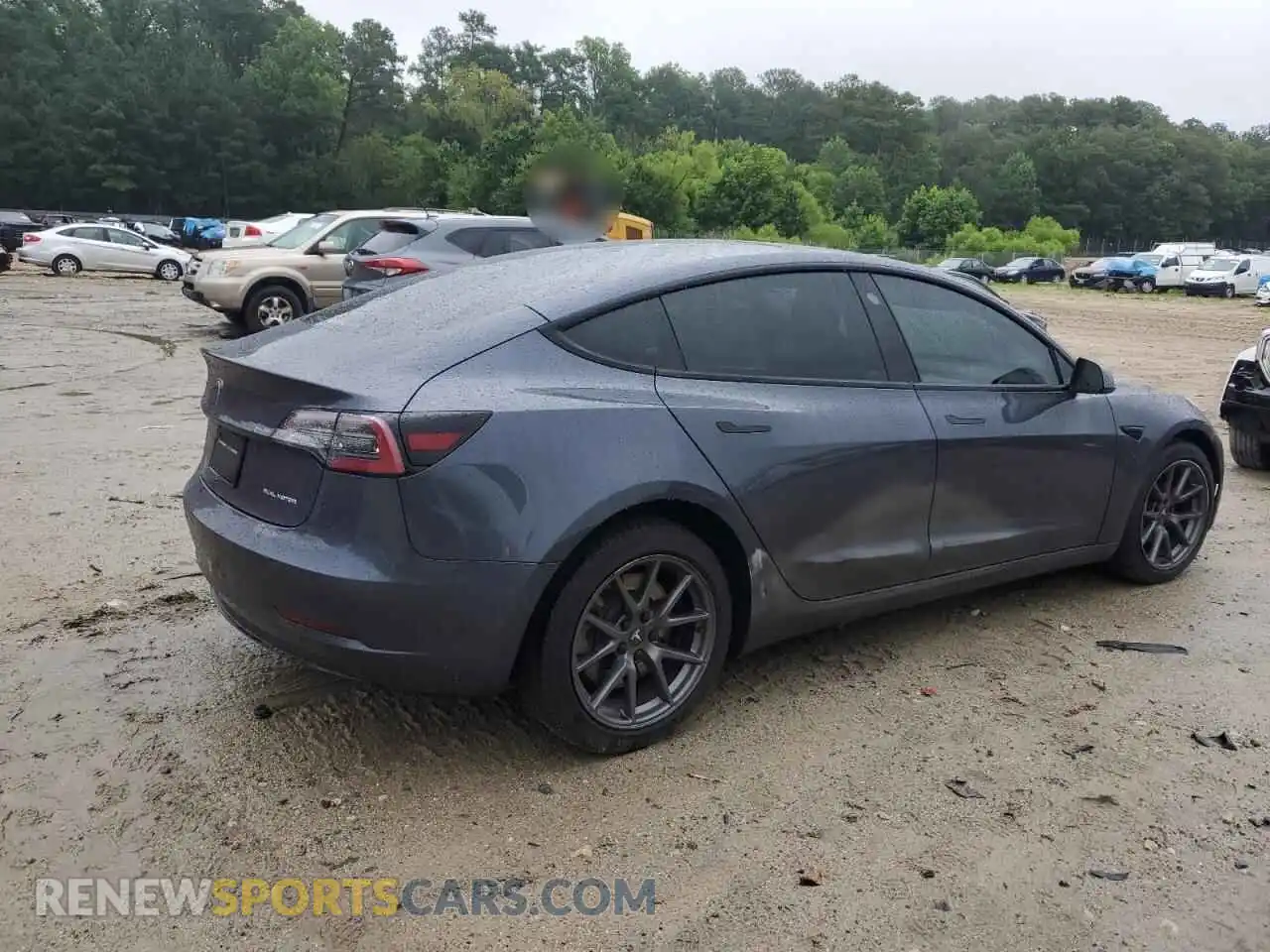 3 Photograph of a damaged car 5YJ3E1EB0NF308390 TESLA MODEL 3 2022