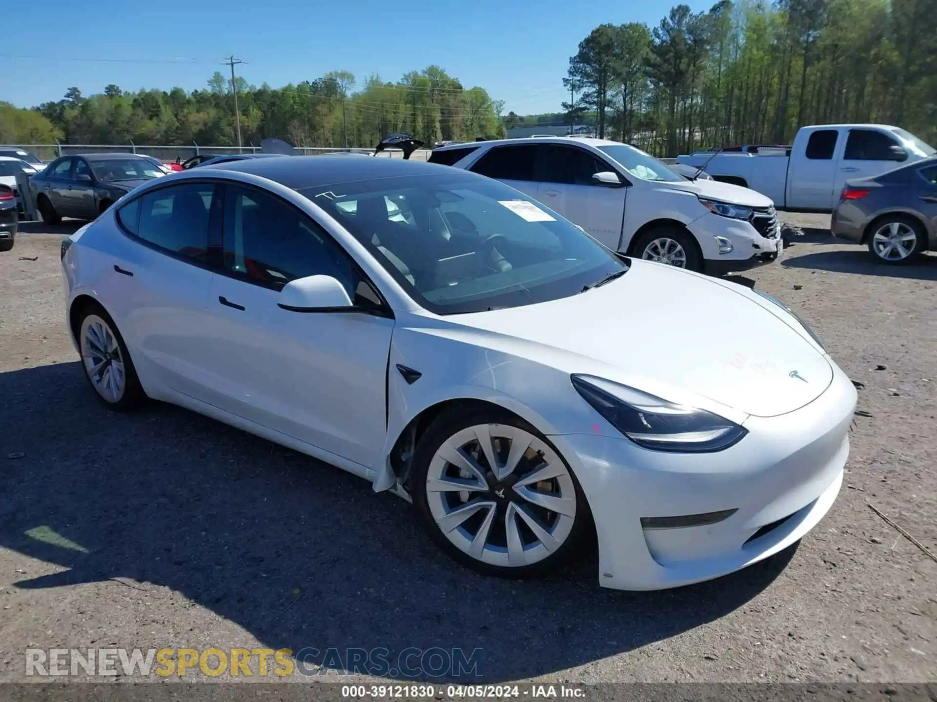1 Фотография поврежденного автомобиля 5YJ3E1EB0NF333452 TESLA MODEL 3 2022