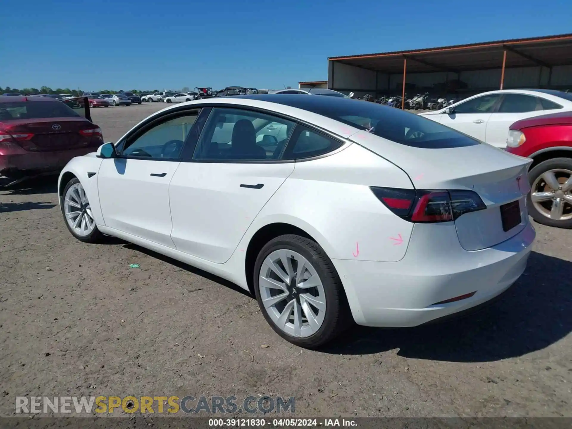 3 Фотография поврежденного автомобиля 5YJ3E1EB0NF333452 TESLA MODEL 3 2022