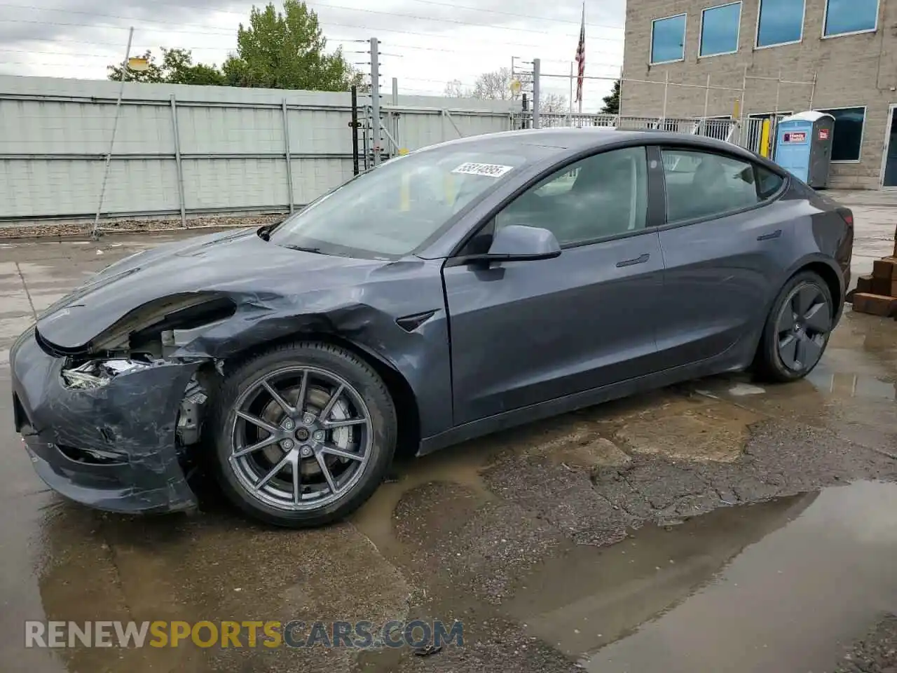1 Photograph of a damaged car 5YJ3E1EB1NF120316 TESLA MODEL 3 2022