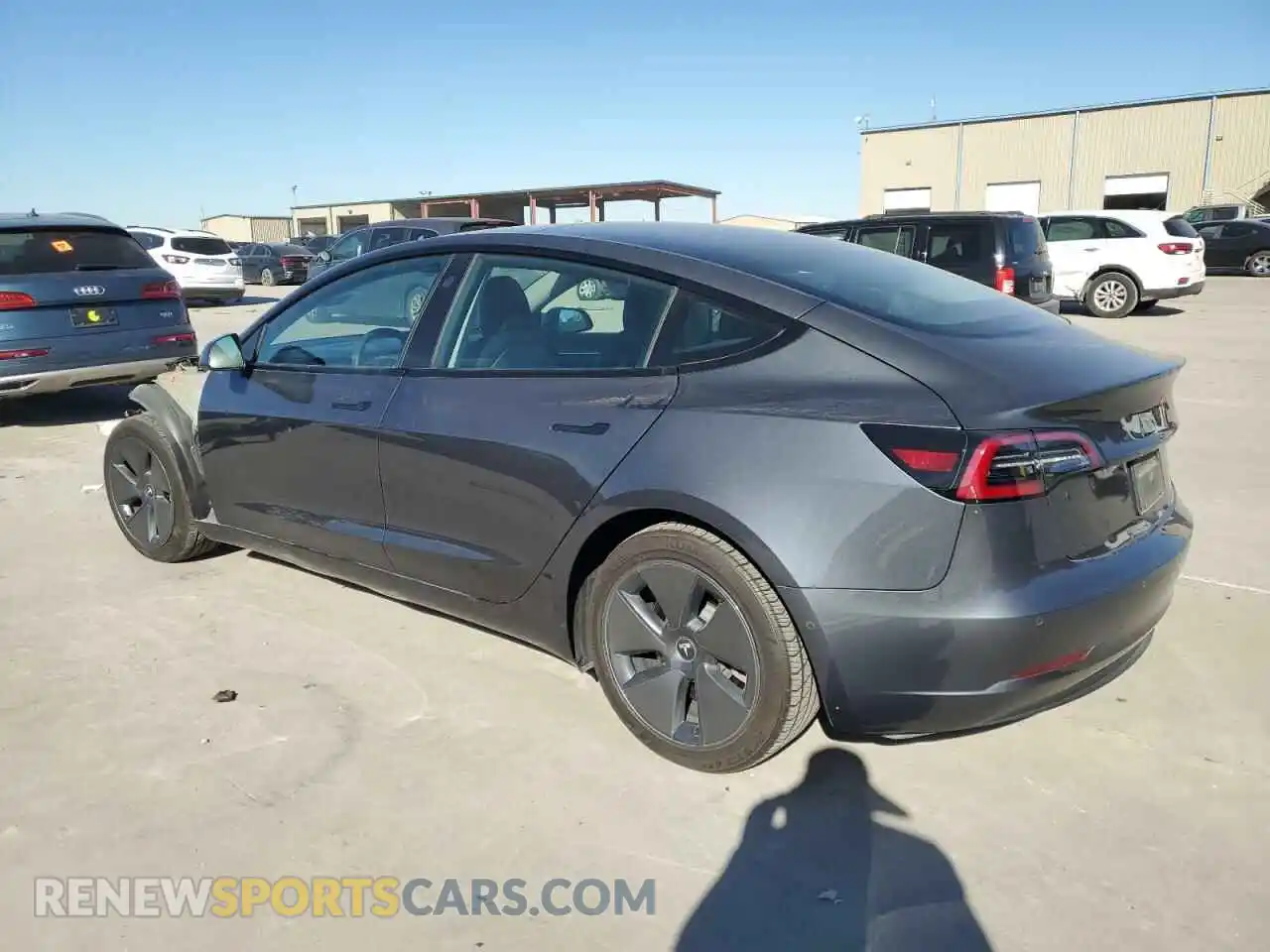 2 Photograph of a damaged car 5YJ3E1EB1NF171895 TESLA MODEL 3 2022