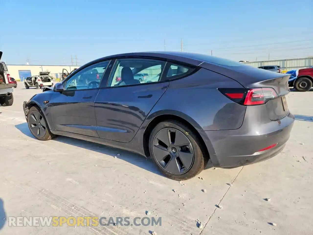 2 Photograph of a damaged car 5YJ3E1EB1NF171993 TESLA MODEL 3 2022