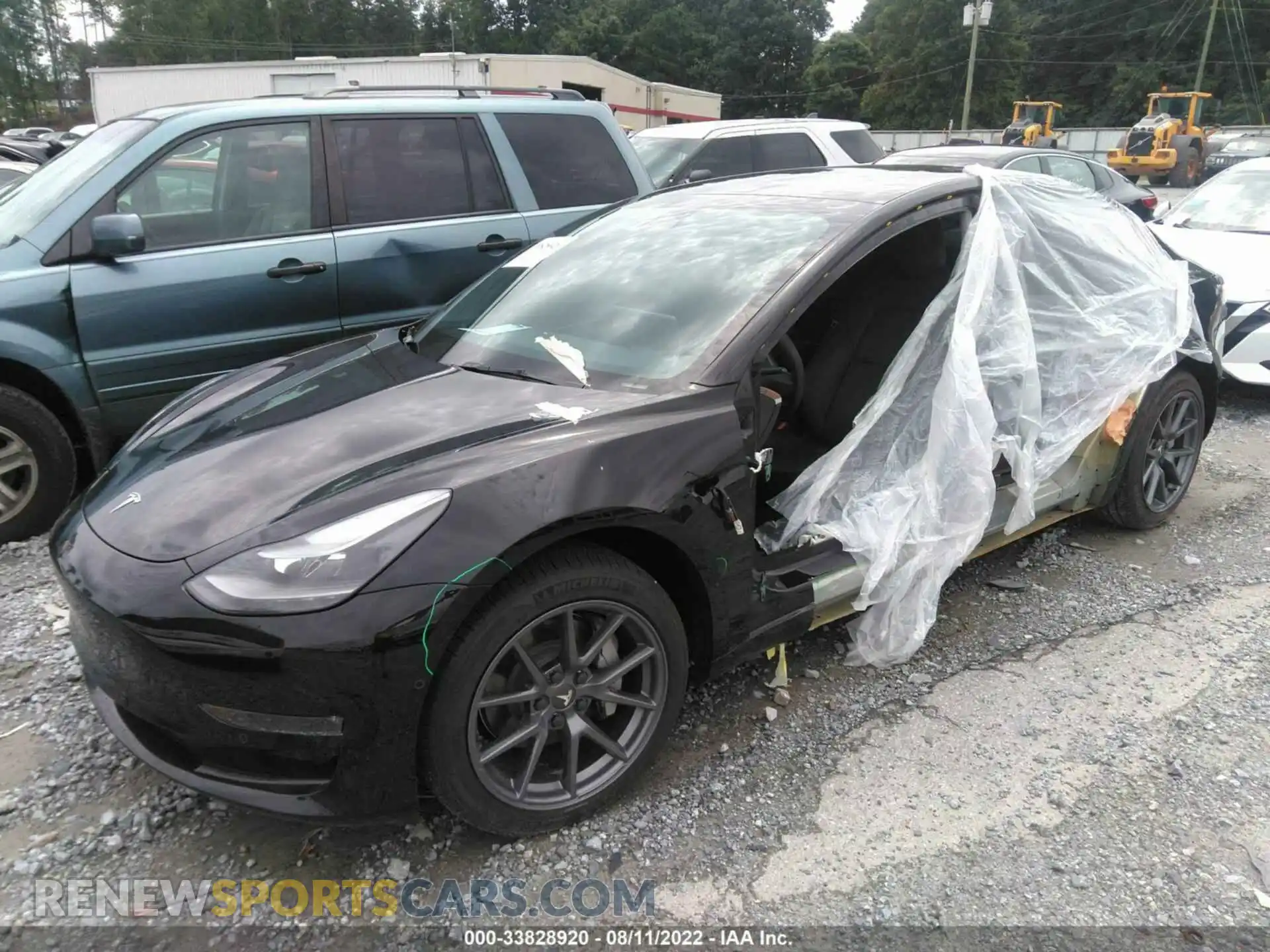 2 Фотография поврежденного автомобиля 5YJ3E1EB1NF179530 TESLA MODEL 3 2022