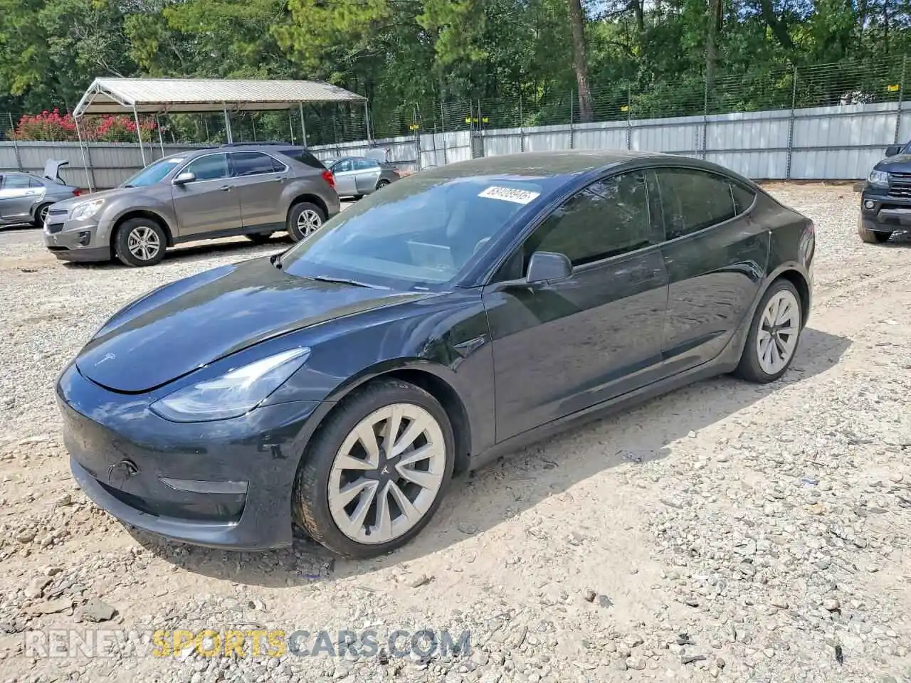 1 Photograph of a damaged car 5YJ3E1EB1NF189801 TESLA MODEL 3 2022