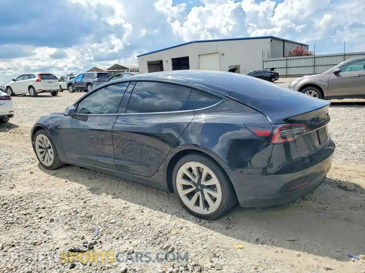 2 Photograph of a damaged car 5YJ3E1EB1NF189801 TESLA MODEL 3 2022