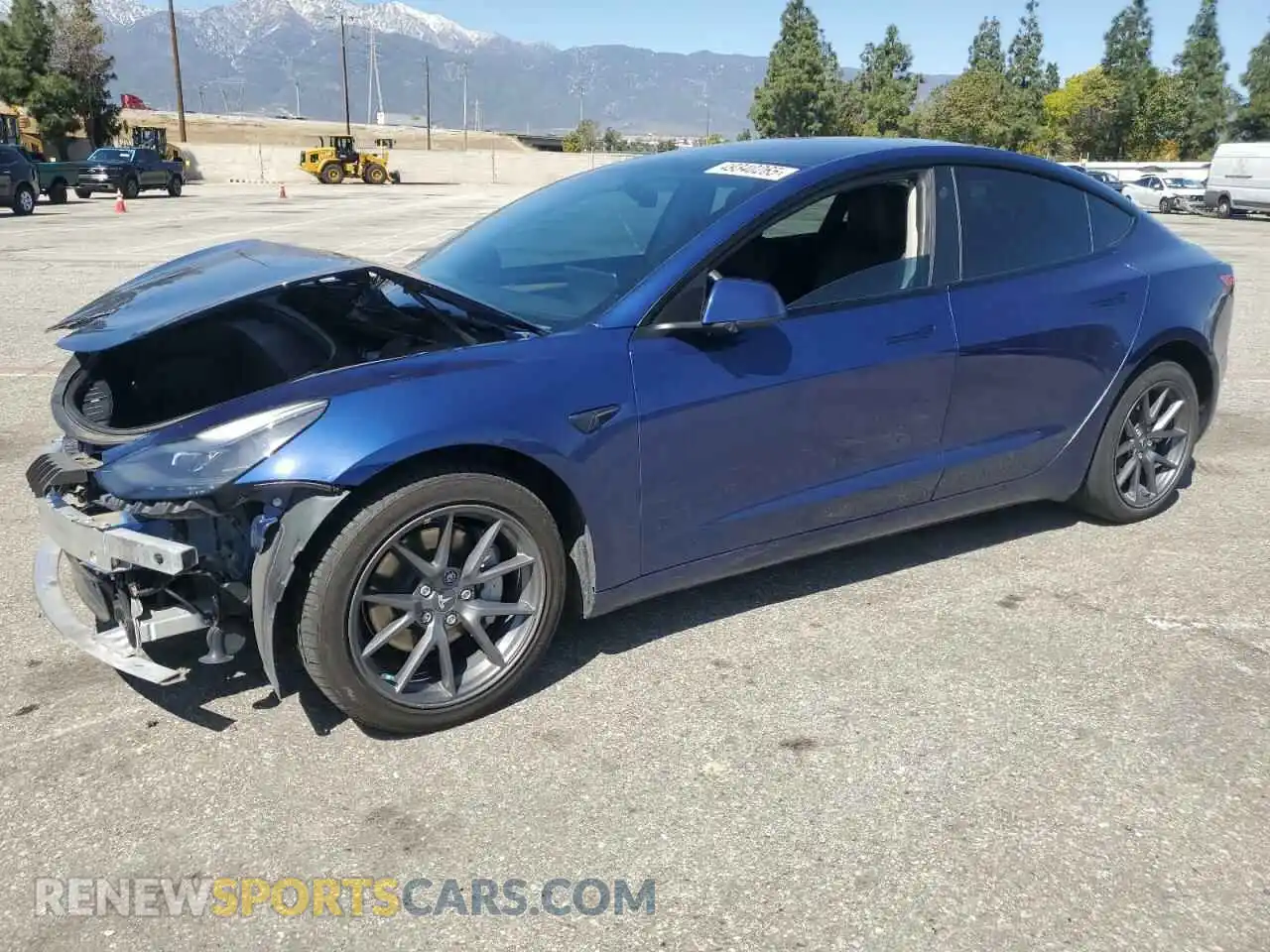 1 Photograph of a damaged car 5YJ3E1EB1NF190916 TESLA MODEL 3 2022