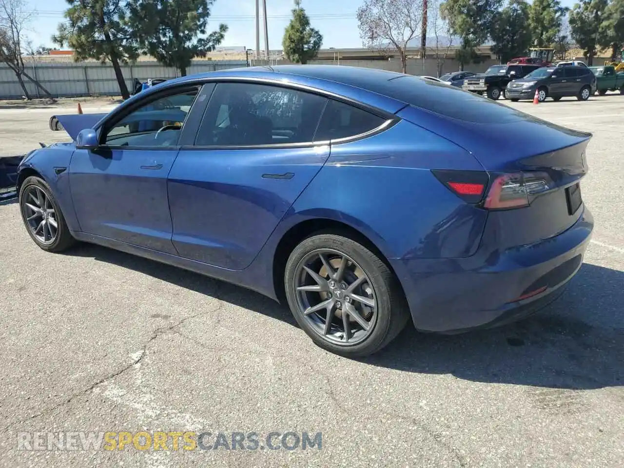 2 Photograph of a damaged car 5YJ3E1EB1NF190916 TESLA MODEL 3 2022