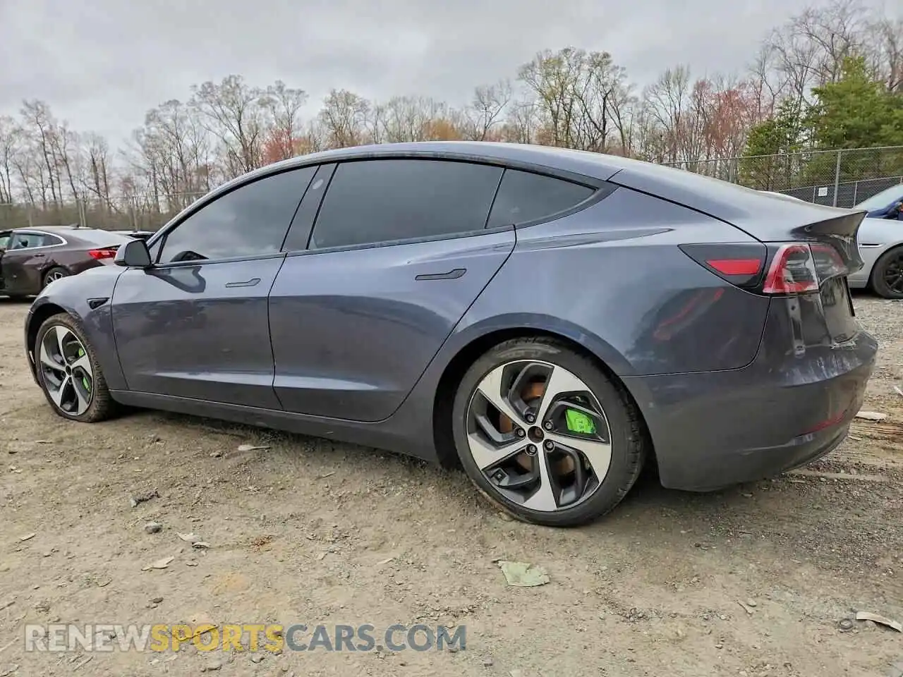 2 Photograph of a damaged car 5YJ3E1EB1NF192388 TESLA MODEL 3 2022