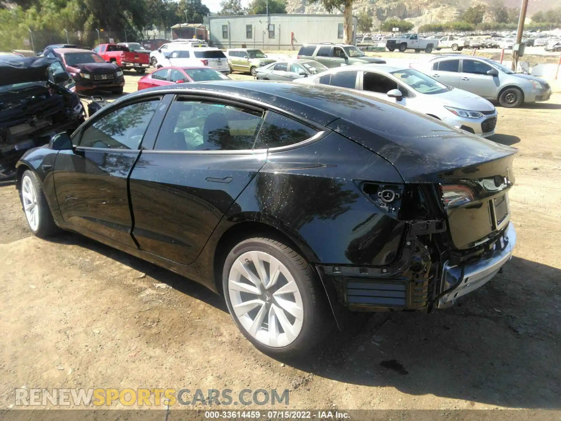 3 Фотография поврежденного автомобиля 5YJ3E1EB1NF210968 TESLA MODEL 3 2022