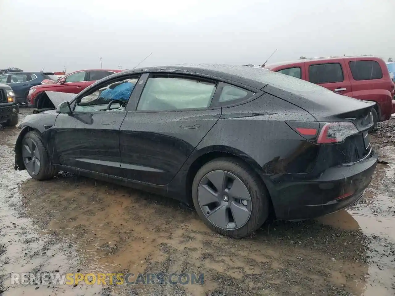 2 Photograph of a damaged car 5YJ3E1EB1NF235417 TESLA MODEL 3 2022