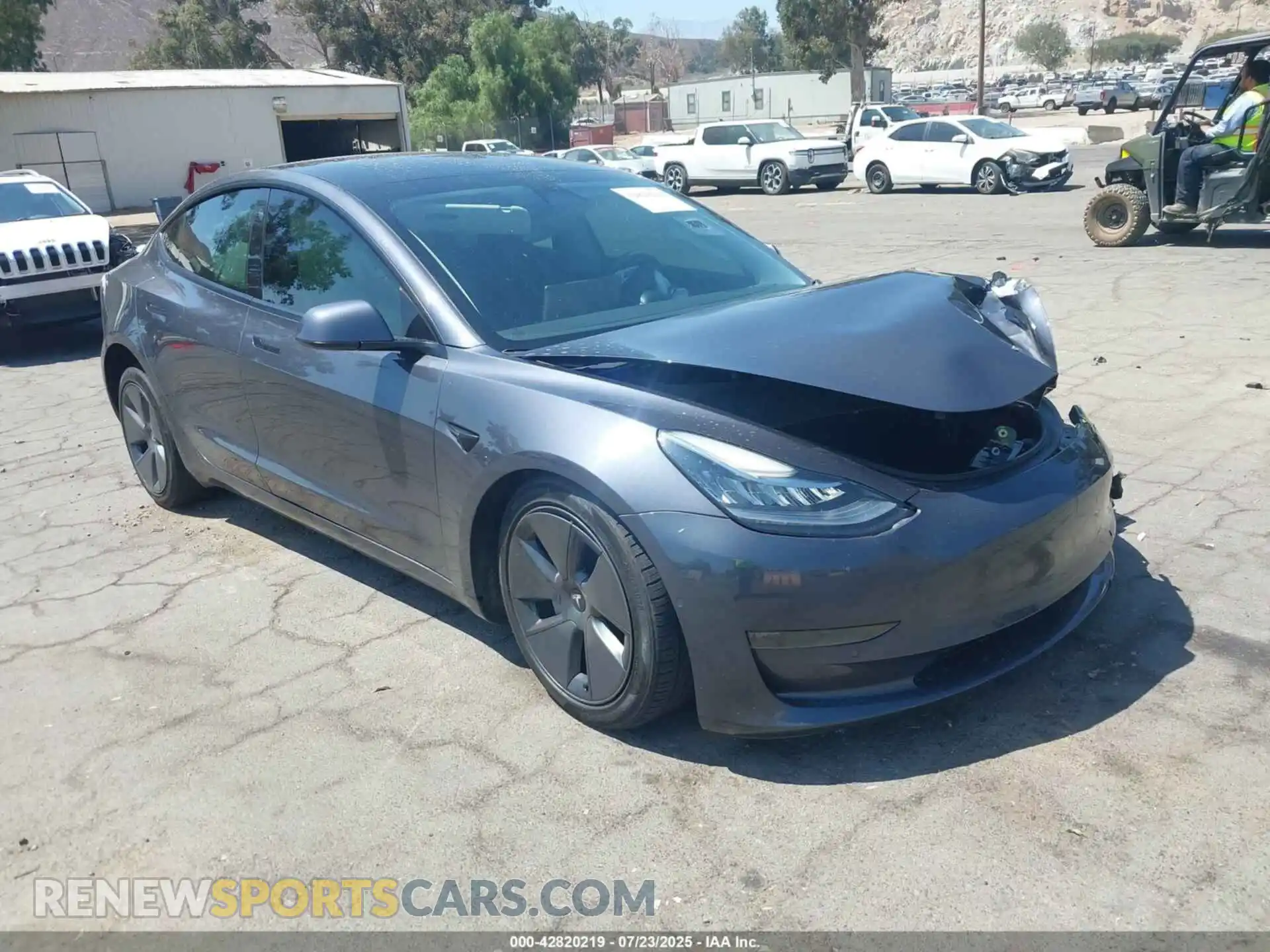 1 fotografías del automóvil dañado 5YJ3E1EB1NF239354 TESLA MODEL 3 2022