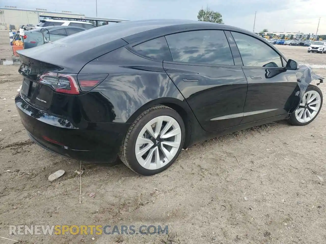 3 Фотография поврежденного автомобиля 5YJ3E1EB1NF243484 TESLA MODEL 3 2022