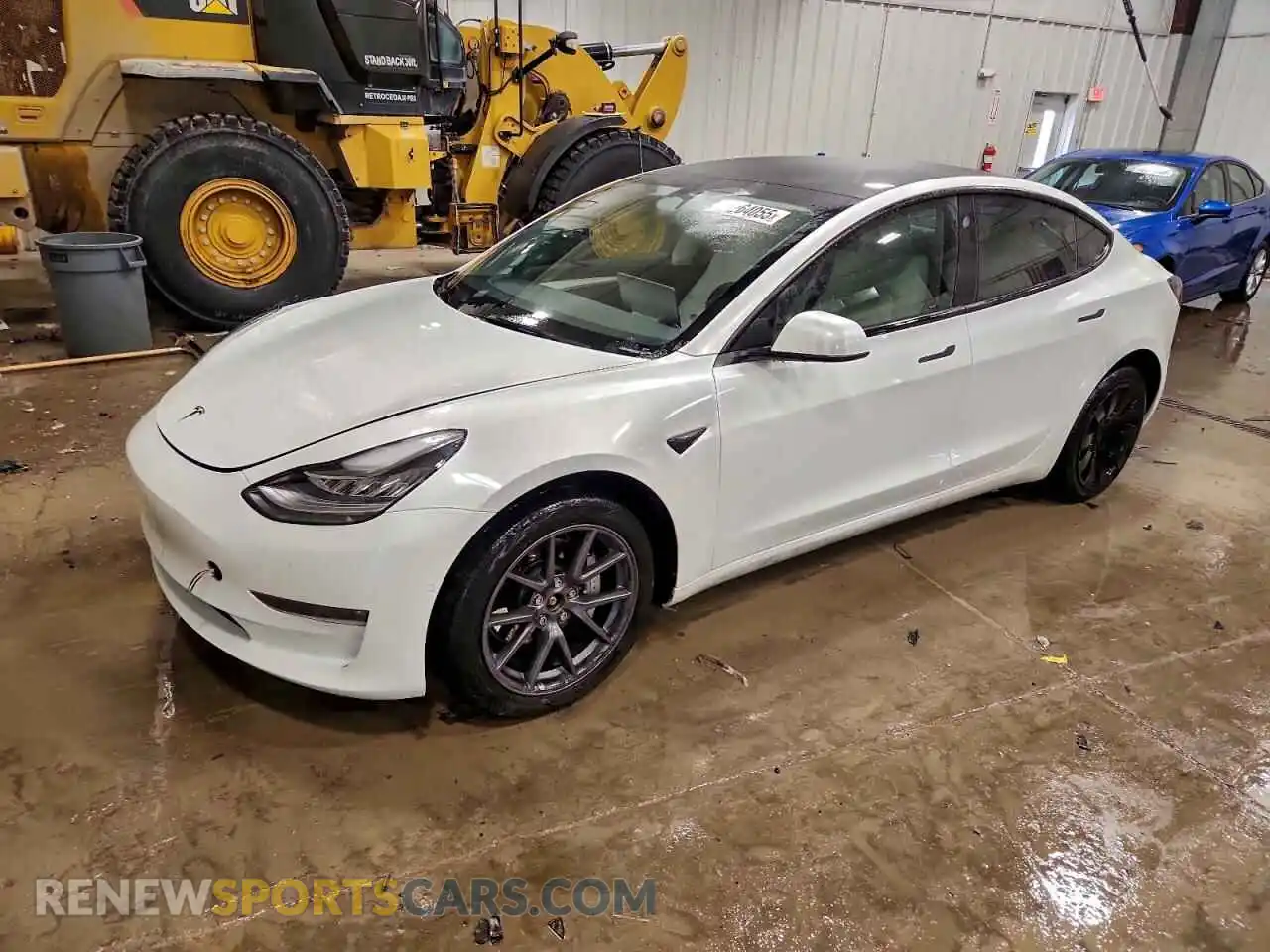 1 Photograph of a damaged car 5YJ3E1EB1NF243923 TESLA MODEL 3 2022