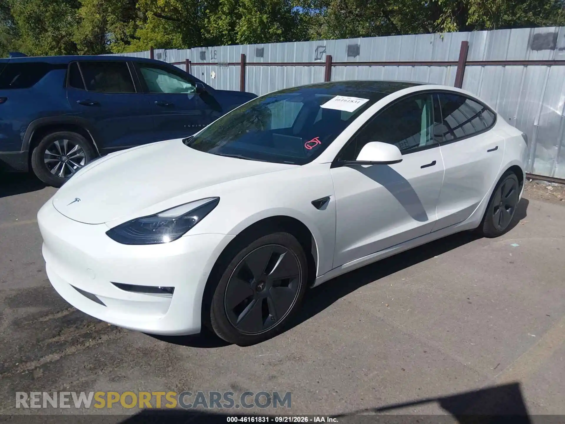 2 Photograph of a damaged car 5YJ3E1EB1NF257885 TESLA MODEL 3 2022