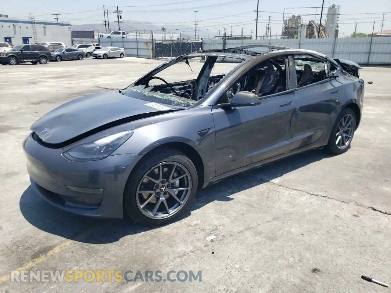 1 fotografías del automóvil dañado 5YJ3E1EB1NF274329 TESLA MODEL 3 2022