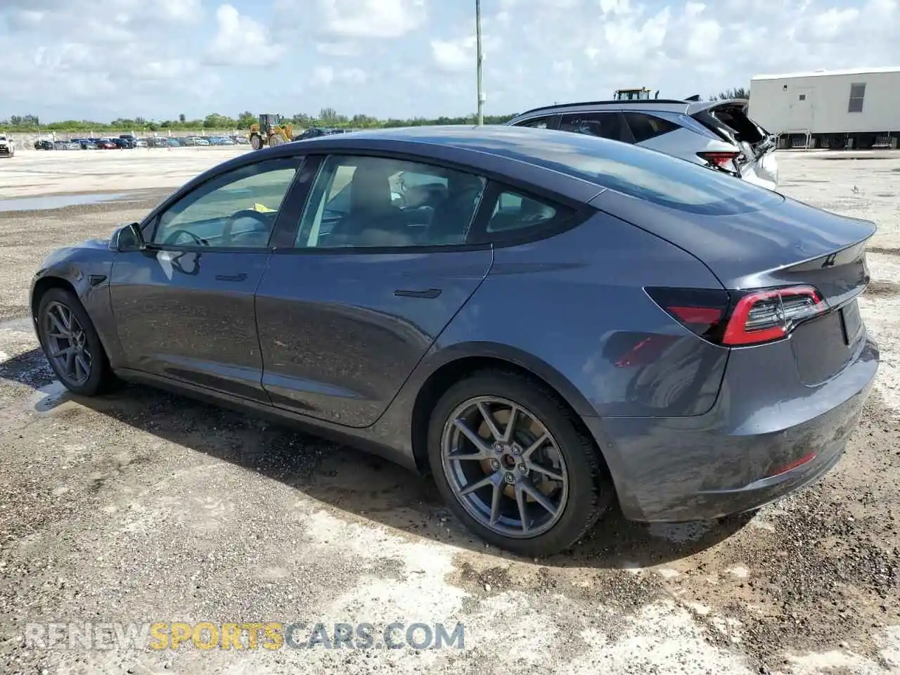 2 Photograph of a damaged car 5YJ3E1EB1NF287758 TESLA MODEL 3 2022