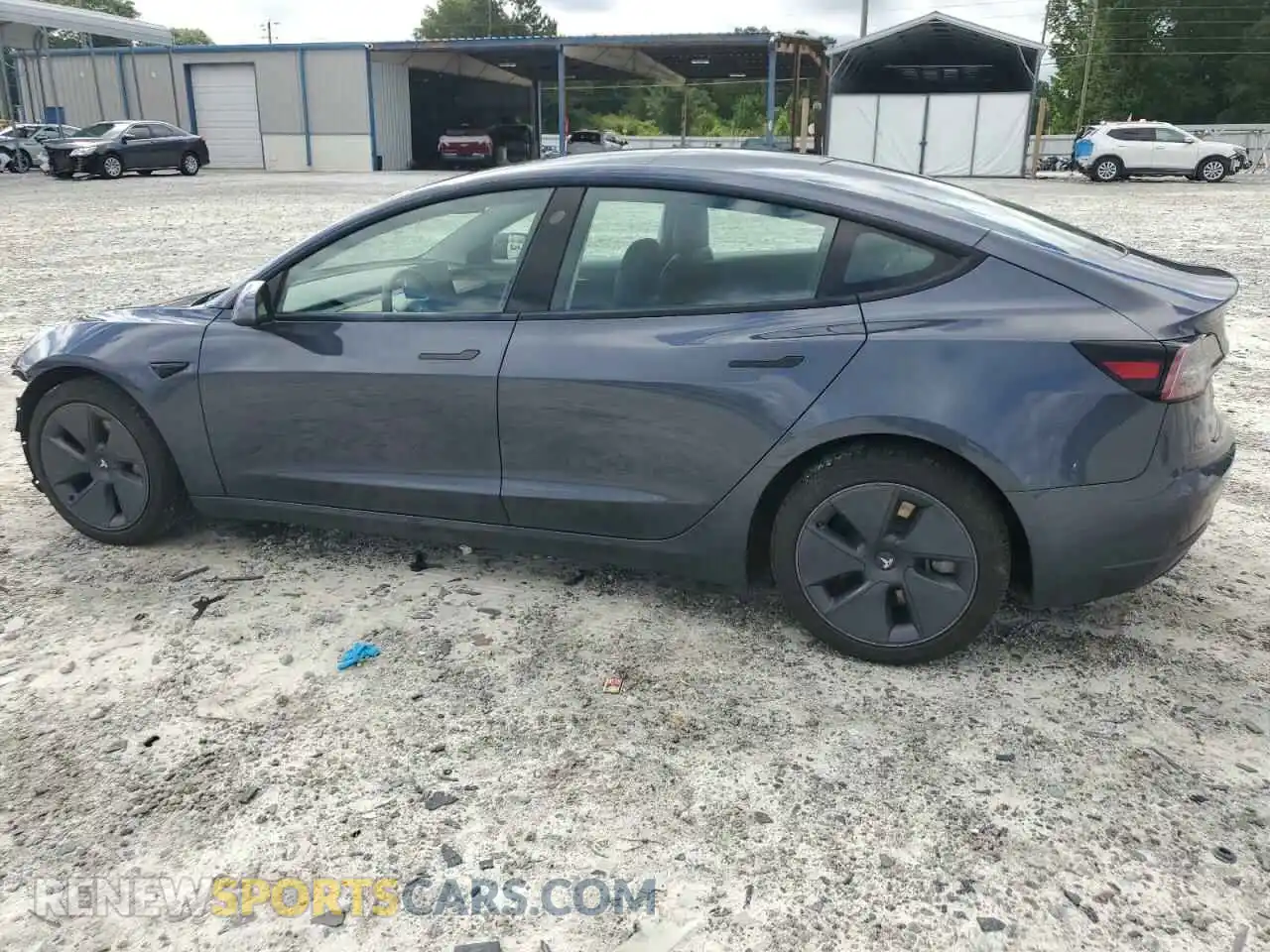 2 Photograph of a damaged car 5YJ3E1EB1NF290336 TESLA MODEL 3 2022