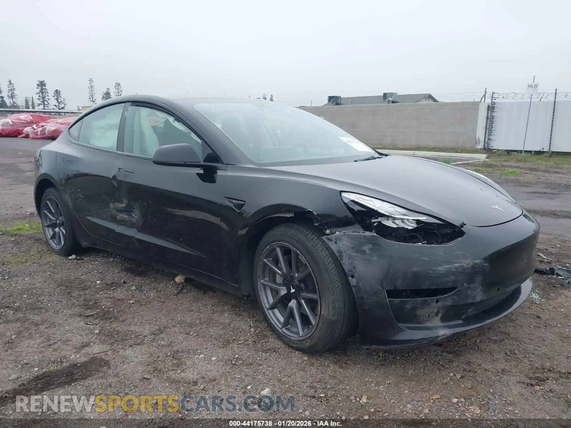 1 Photograph of a damaged car 5YJ3E1EB1NF298419 TESLA MODEL 3 2022