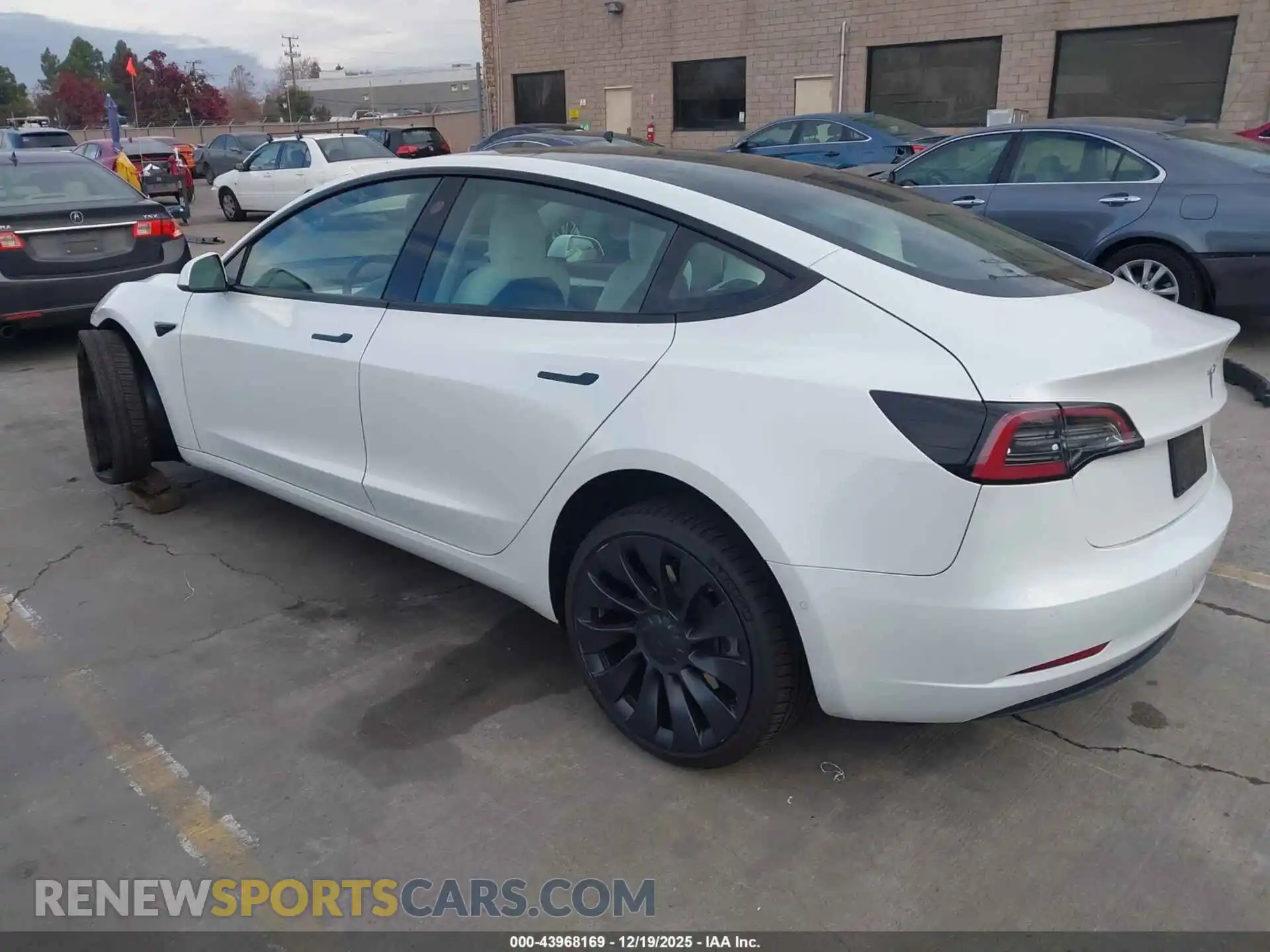 3 Photograph of a damaged car 5YJ3E1EB1NF310245 TESLA MODEL 3 2022