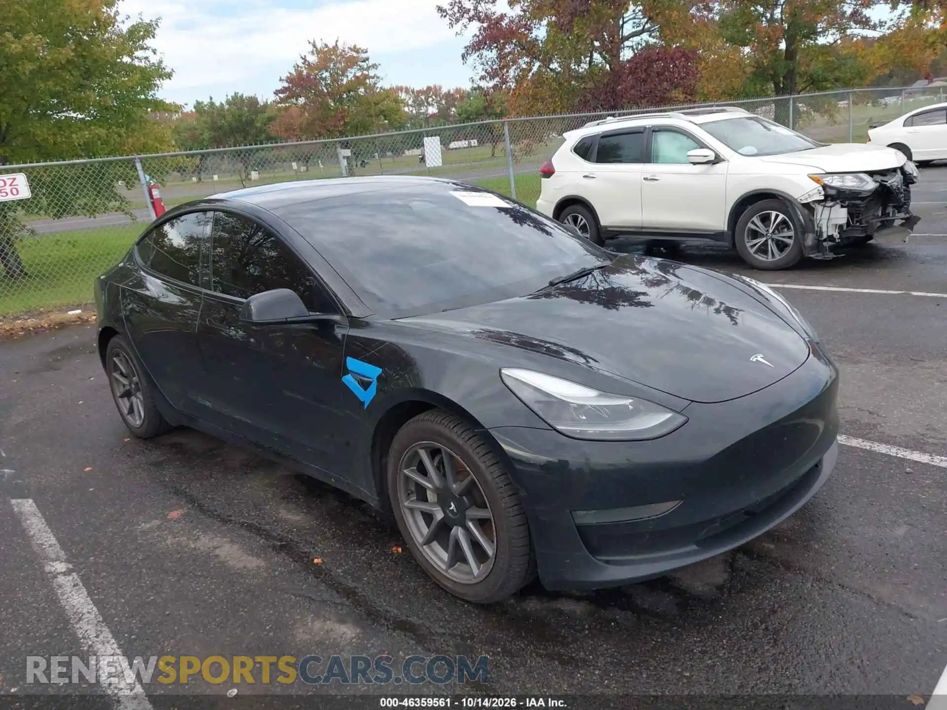 1 fotografías del automóvil dañado 5YJ3E1EB1NF360076 TESLA MODEL 3 2022