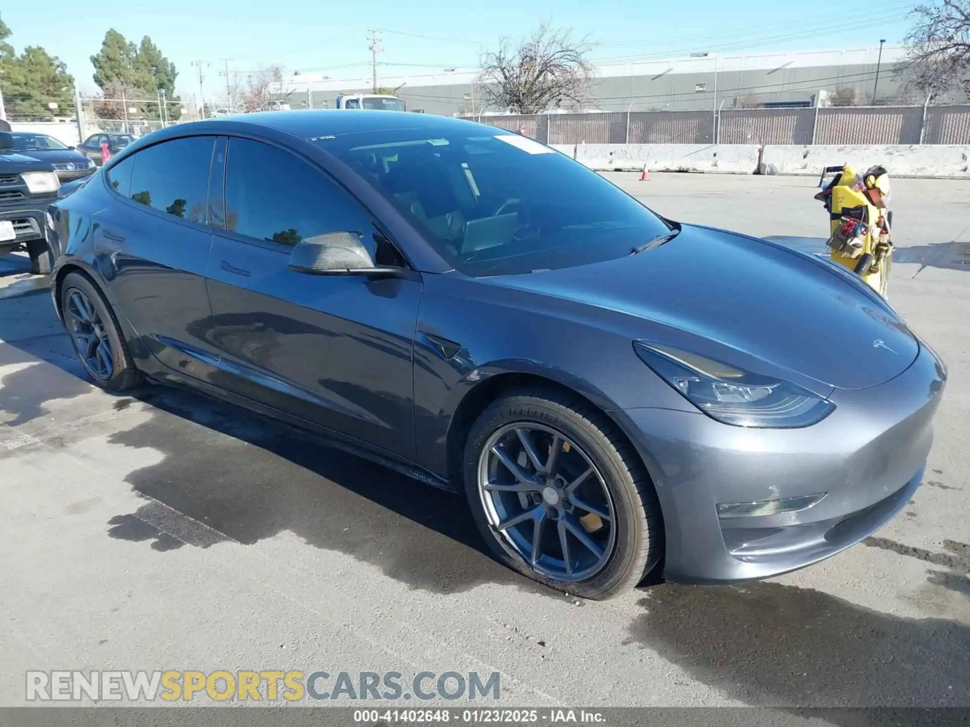 1 Photograph of a damaged car 5YJ3E1EB1NF360837 TESLA MODEL 3 2022