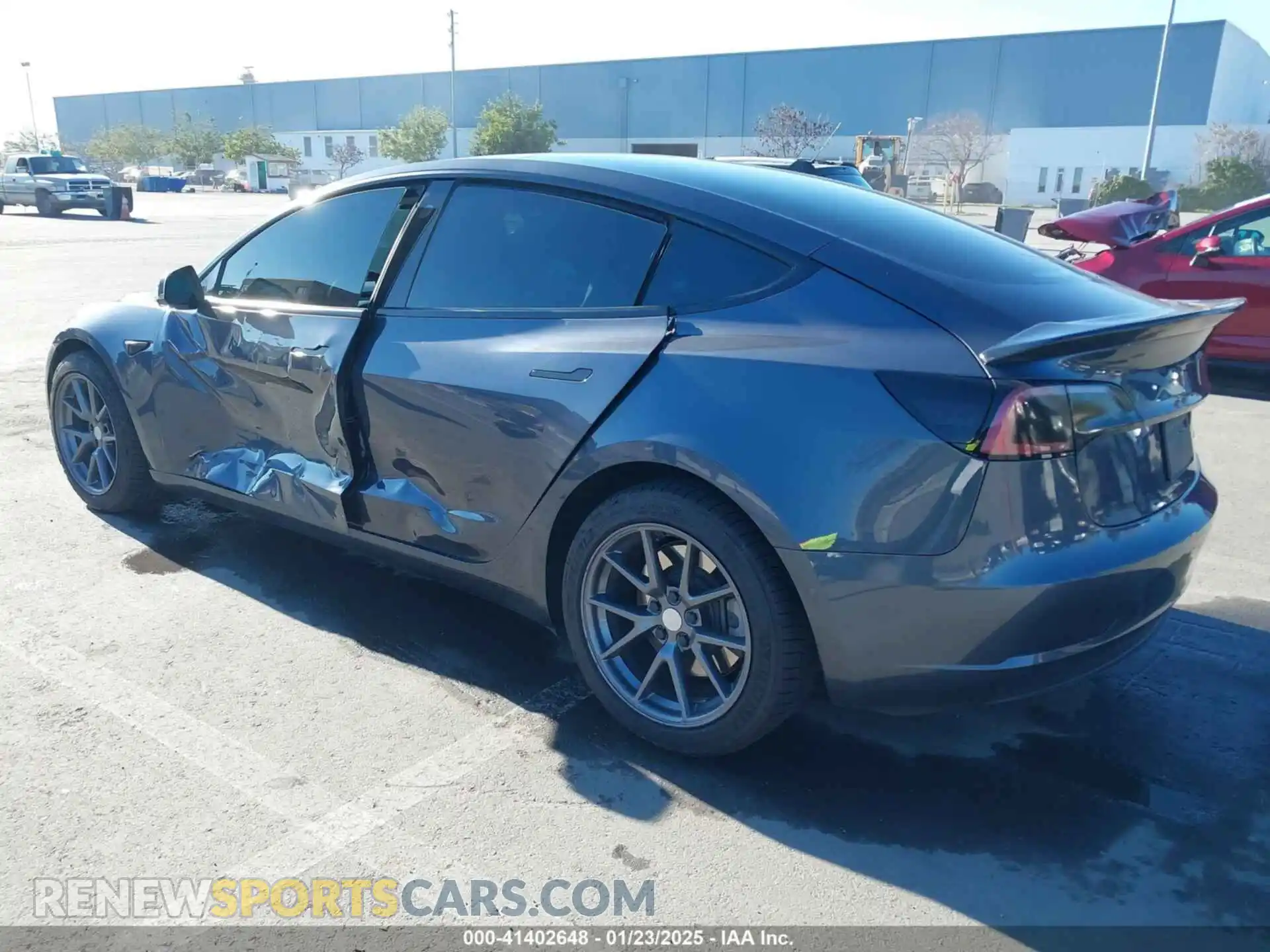3 Photograph of a damaged car 5YJ3E1EB1NF360837 TESLA MODEL 3 2022