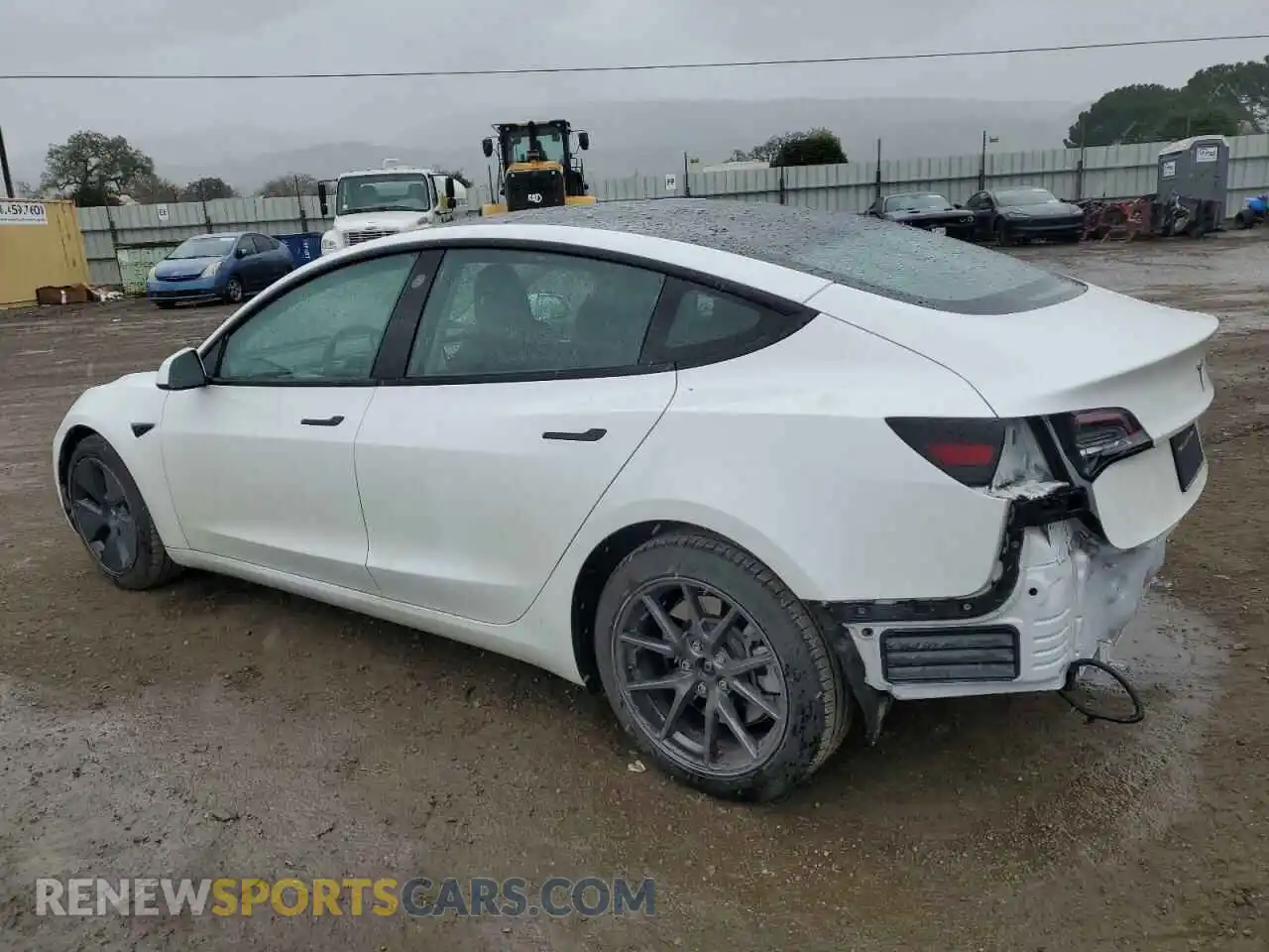 2 Photograph of a damaged car 5YJ3E1EB2NF159948 TESLA MODEL 3 2022