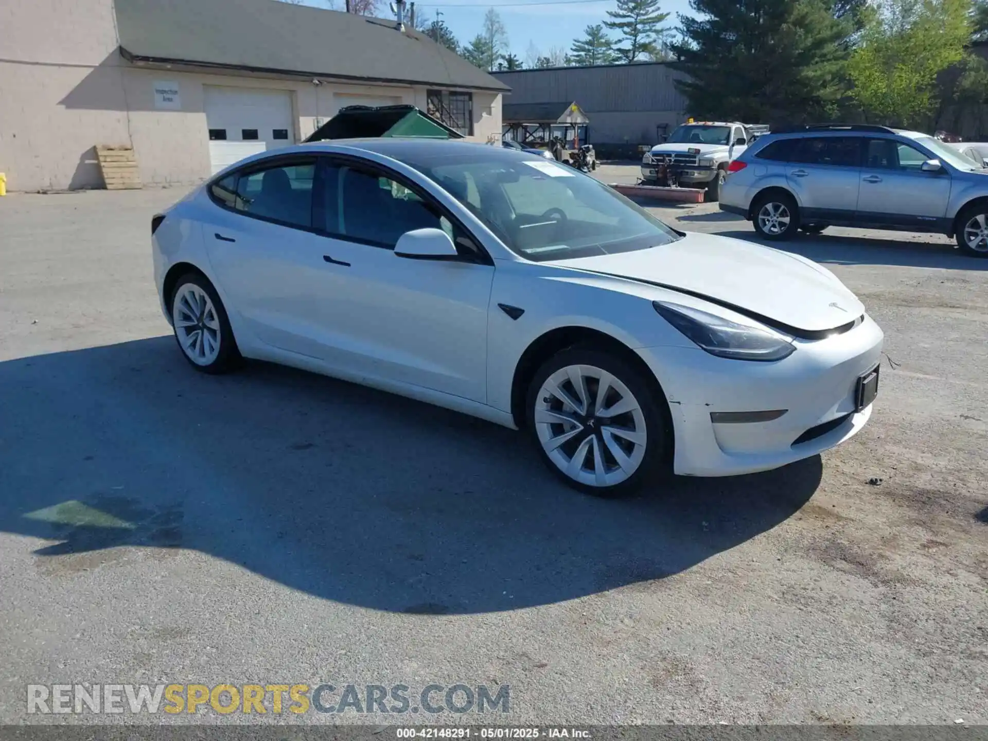 1 Photograph of a damaged car 5YJ3E1EB2NF170335 TESLA MODEL 3 2022