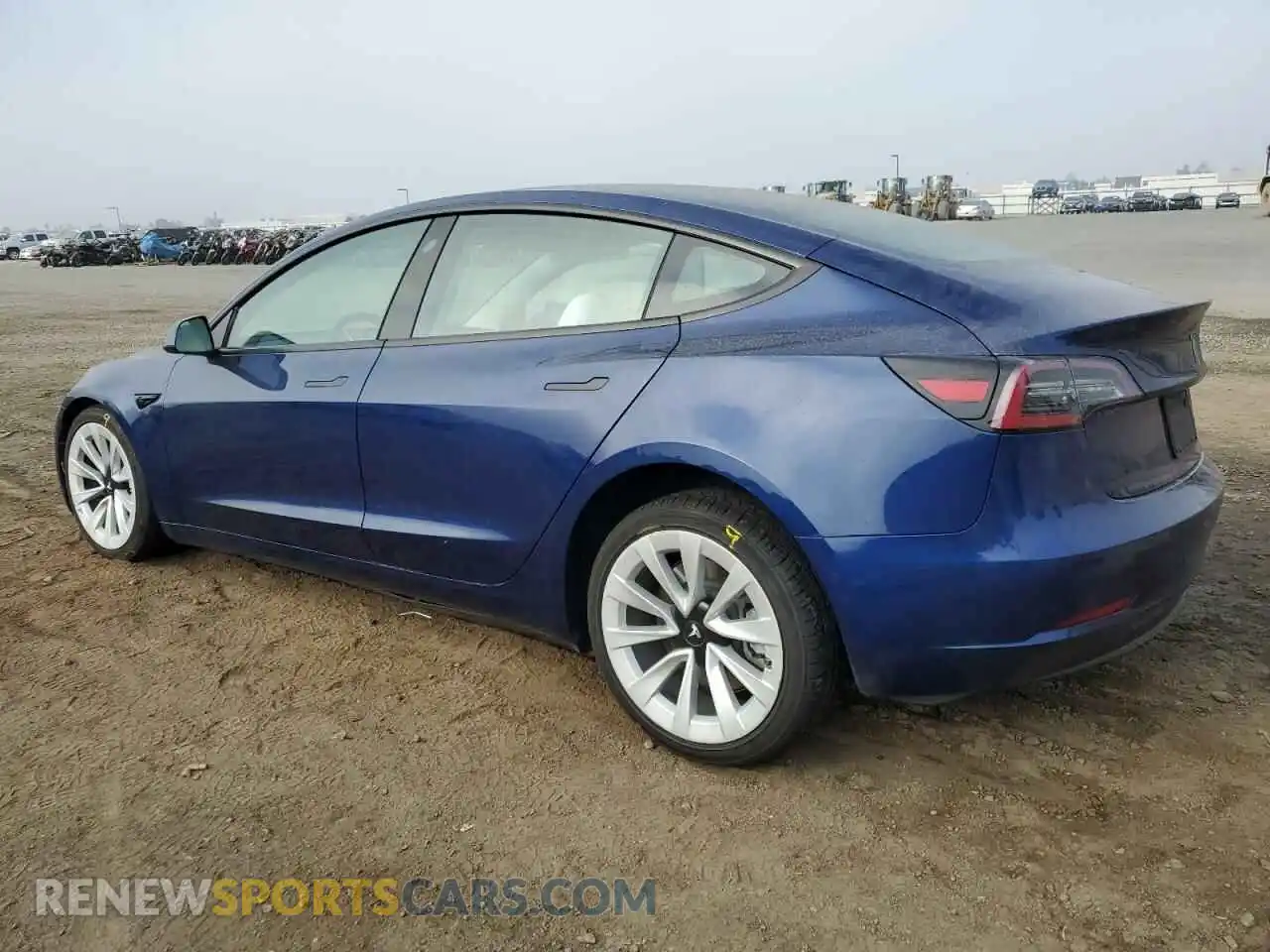 2 Photograph of a damaged car 5YJ3E1EB2NF177317 TESLA MODEL 3 2022
