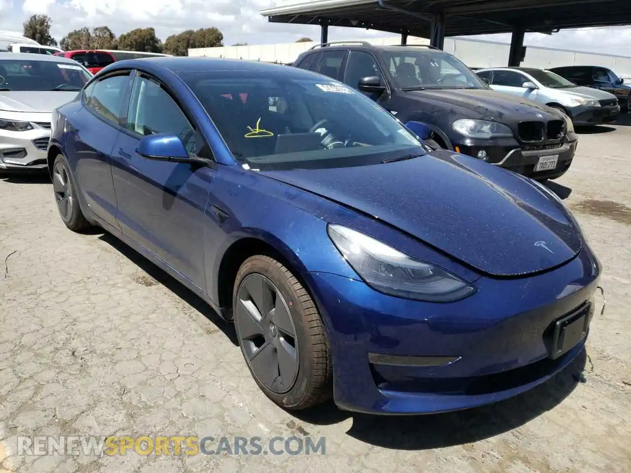 1 Фотография поврежденного автомобиля 5YJ3E1EB2NF189063 TESLA MODEL 3 2022
