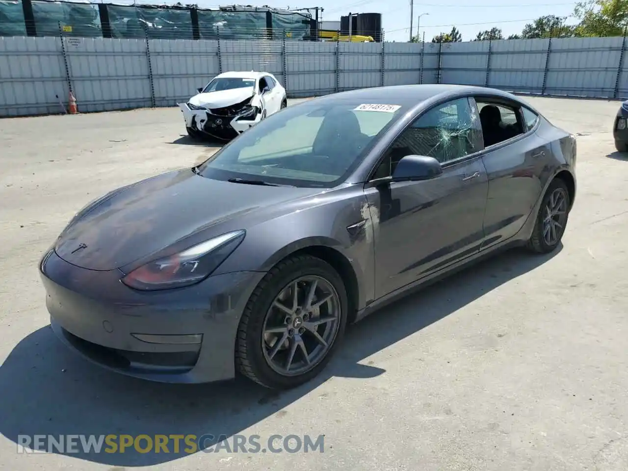 1 Фотография поврежденного автомобиля 5YJ3E1EB2NF189712 TESLA MODEL 3 2022