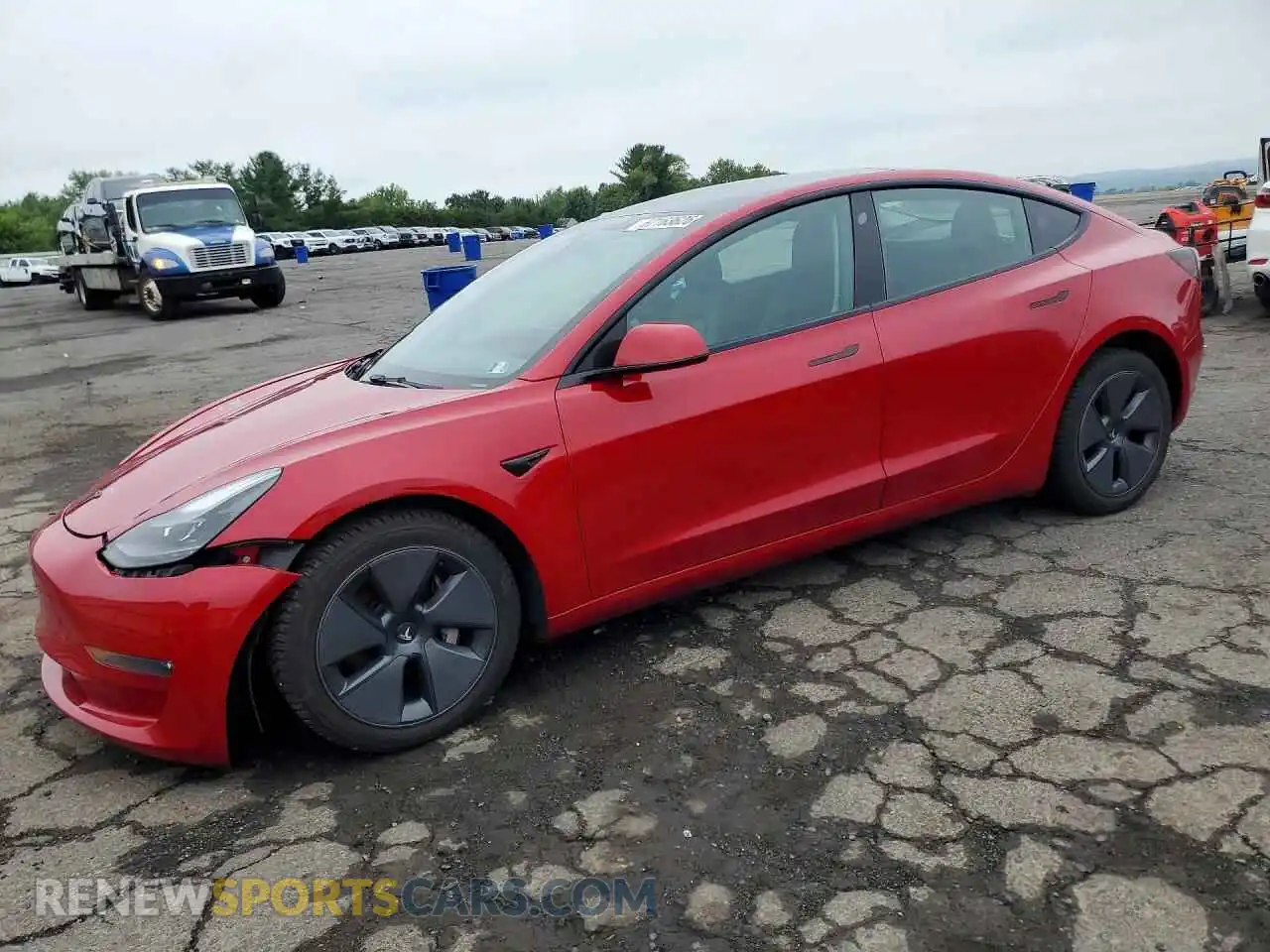1 fotografías del automóvil dañado 5YJ3E1EB2NF193744 TESLA MODEL 3 2022