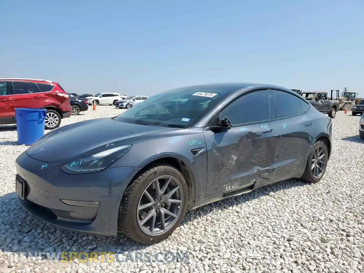 1 Фотография поврежденного автомобиля 5YJ3E1EB2NF199415 TESLA MODEL 3 2022