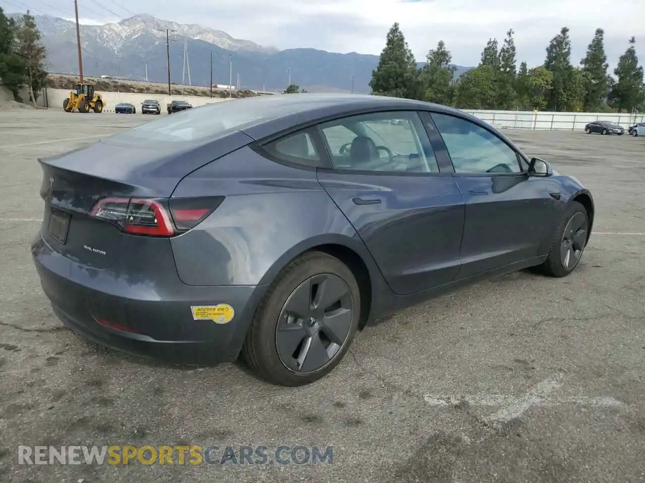 3 Photograph of a damaged car 5YJ3E1EB2NF257247 TESLA MODEL 3 2022